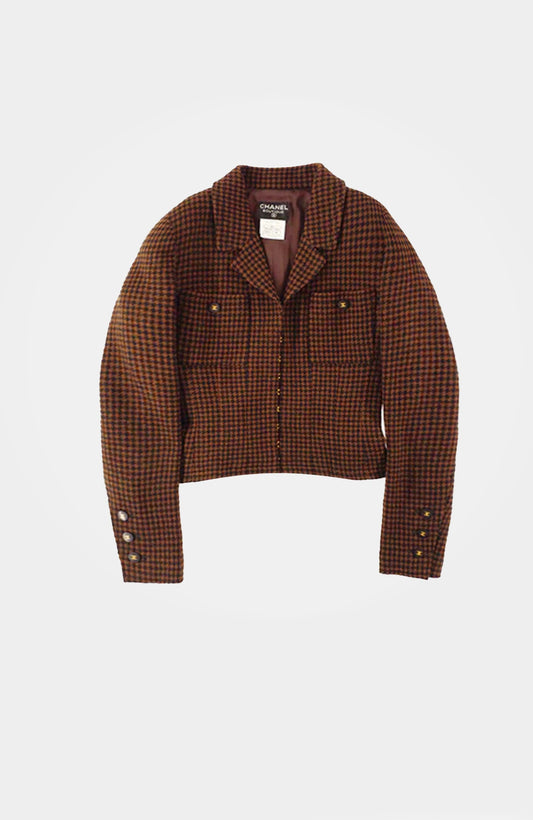 Chanel AW 1997 Brown Tweed Jacket