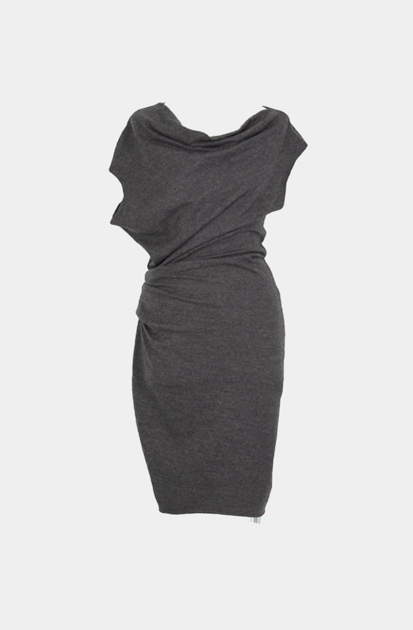 Helmut Lang 2000s Rare Wool Wrap Dress