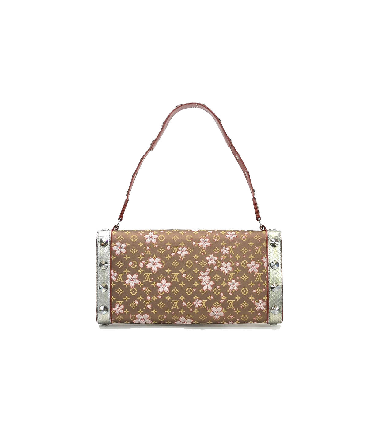 Louis Vuitton 2003 Cherry Murakami Rare Silver Bag