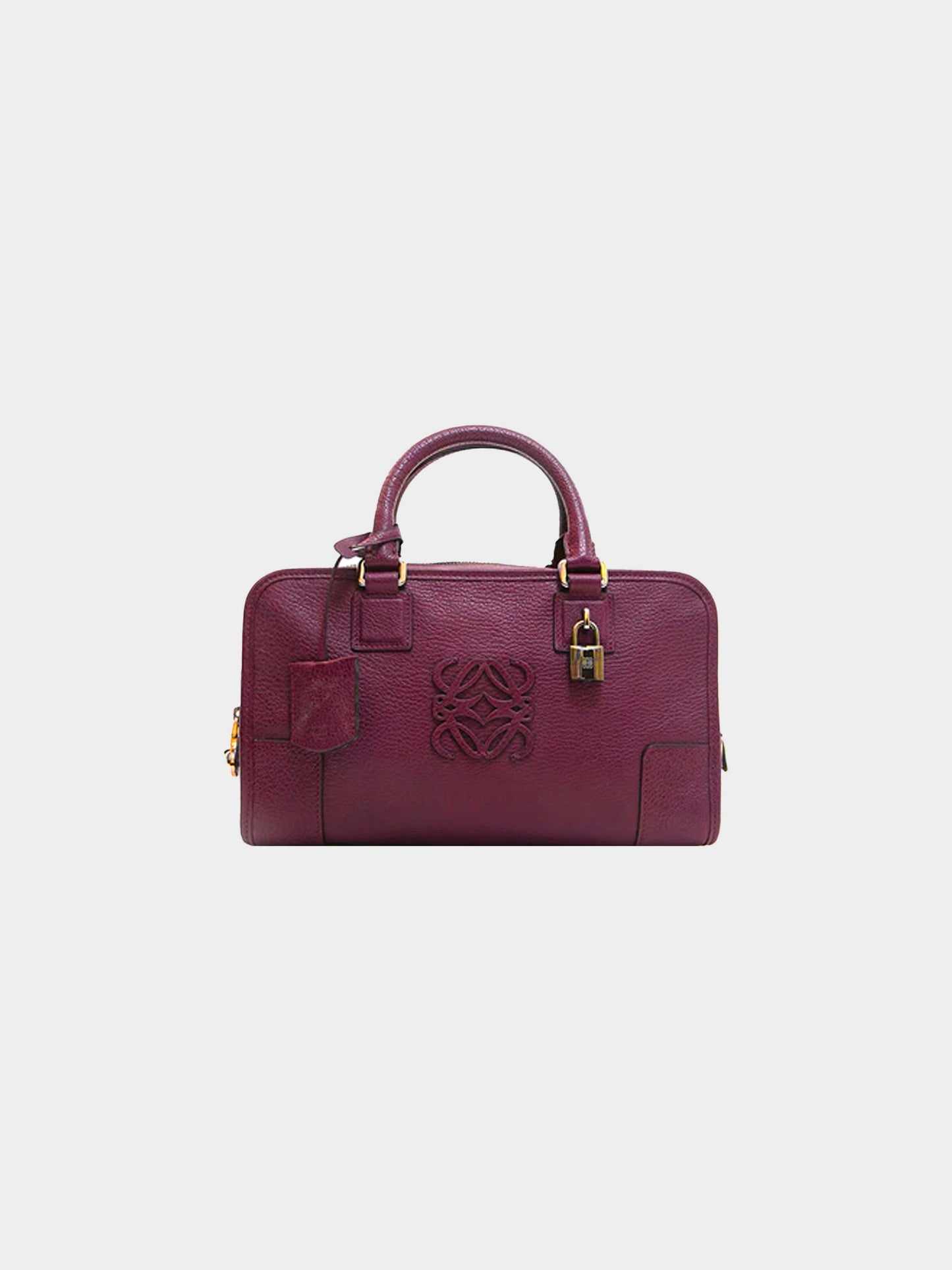 Loewe 2000 Eggplant Amazona Handbag