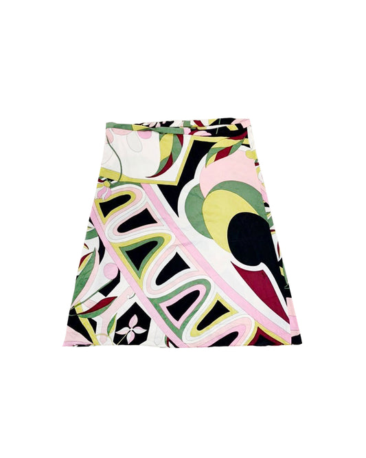 Emilio Pucci Pink Flare Skirt
