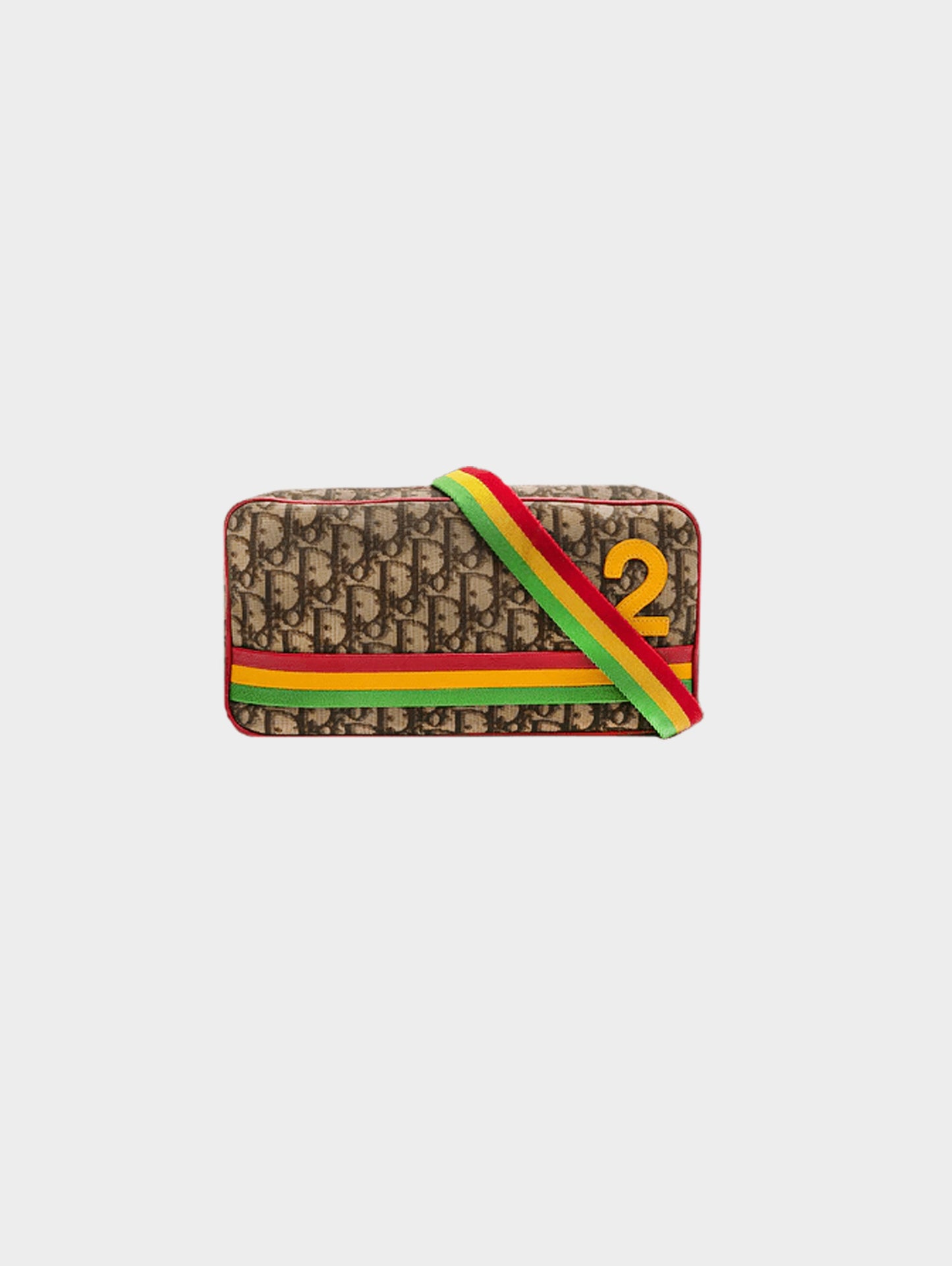 Christian Dior 2004 Rasta Trotter Shoulder Bag