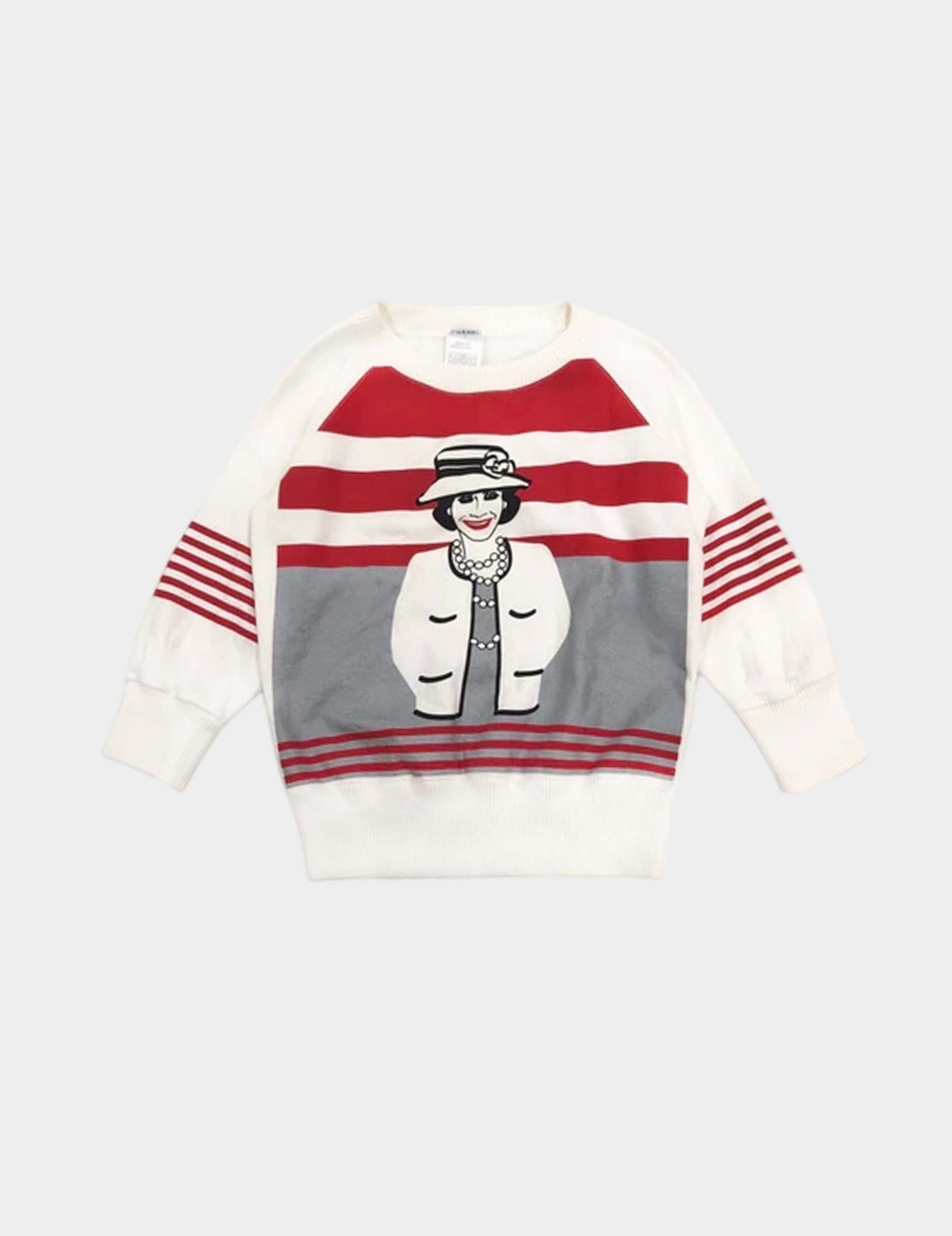 Chanel Fall 2001 Mademoiselle Long Sleeve Sweatshirt