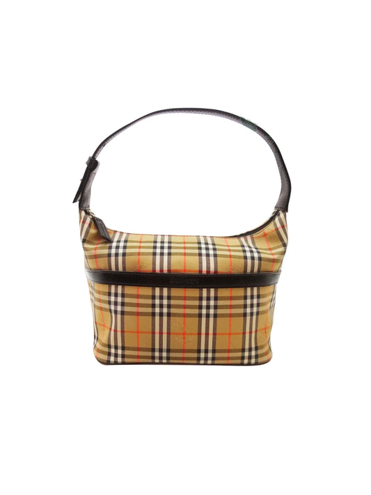 Burberry 2000s Beige Plaid Handbag