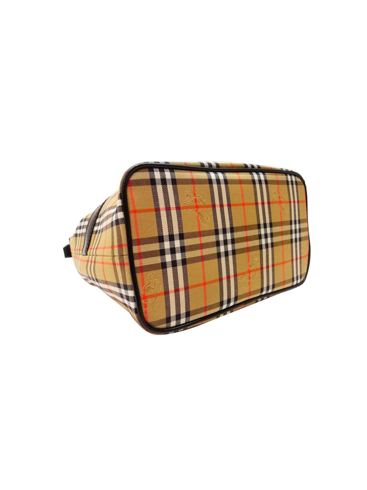 Burberry 2000s Beige Plaid Handbag