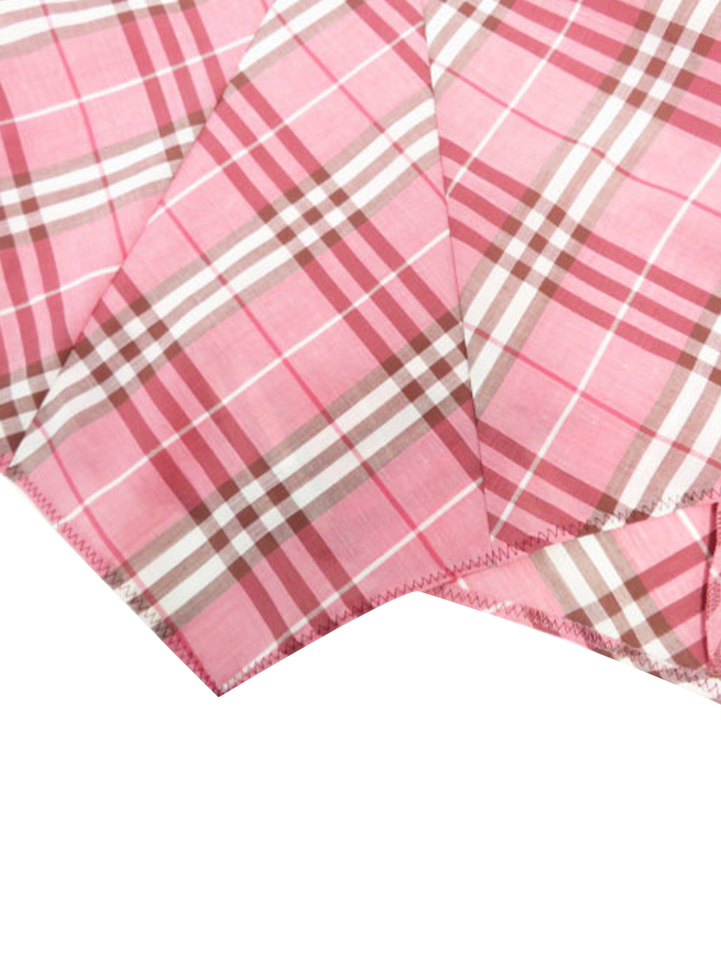 Burberry 2000s Pink Checkered Skirt