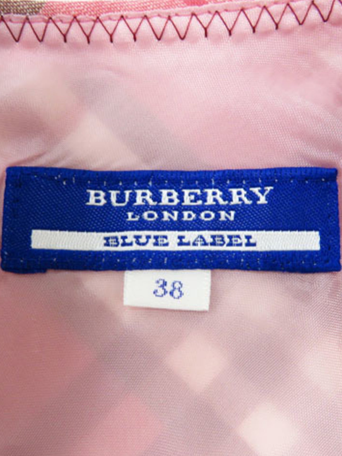 Burberry 2000s Pink Checkered Skirt