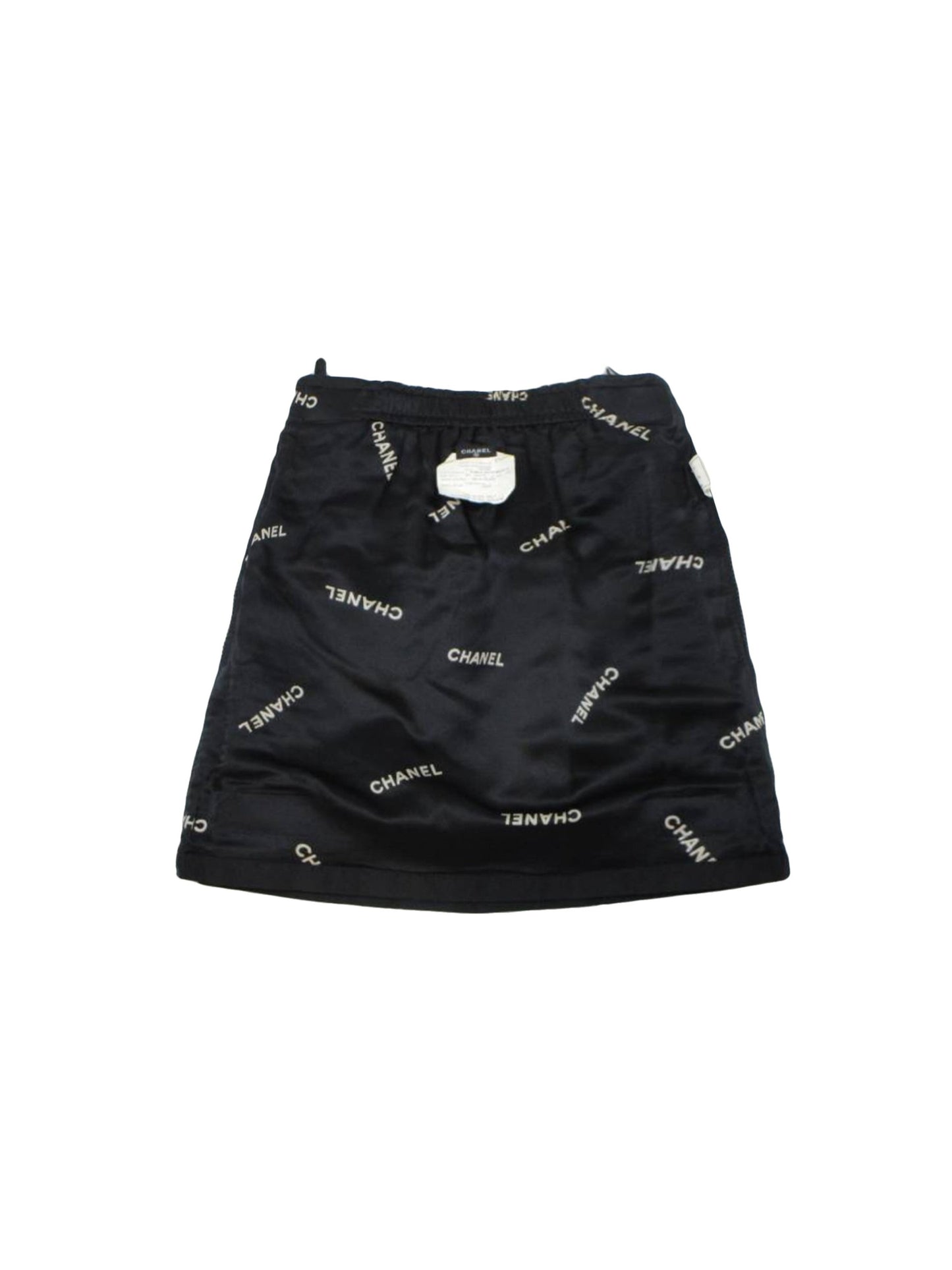 Chanel Rare Black 1994 Nylon Skirt