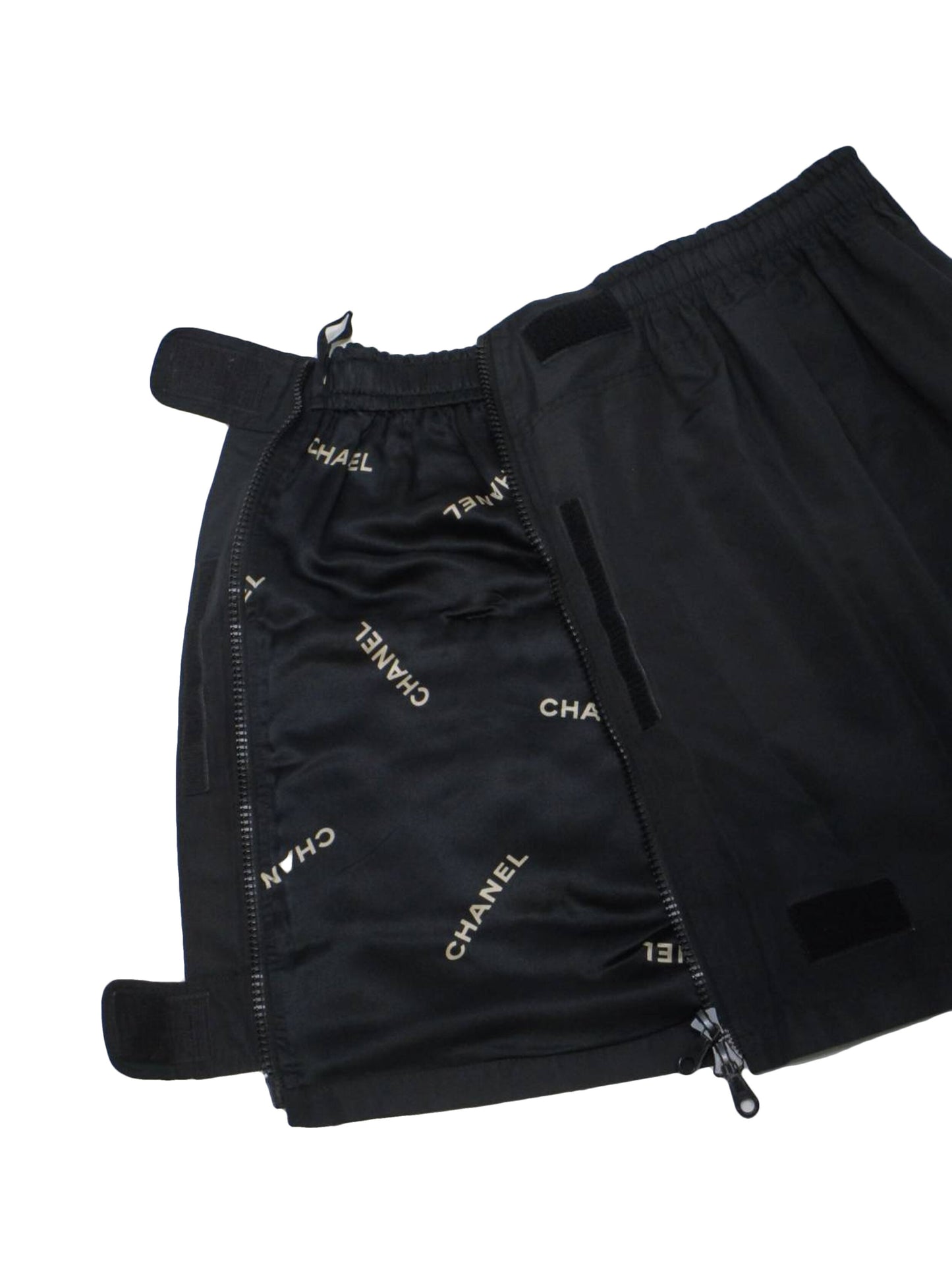 Chanel Rare Black 1994 Nylon Skirt