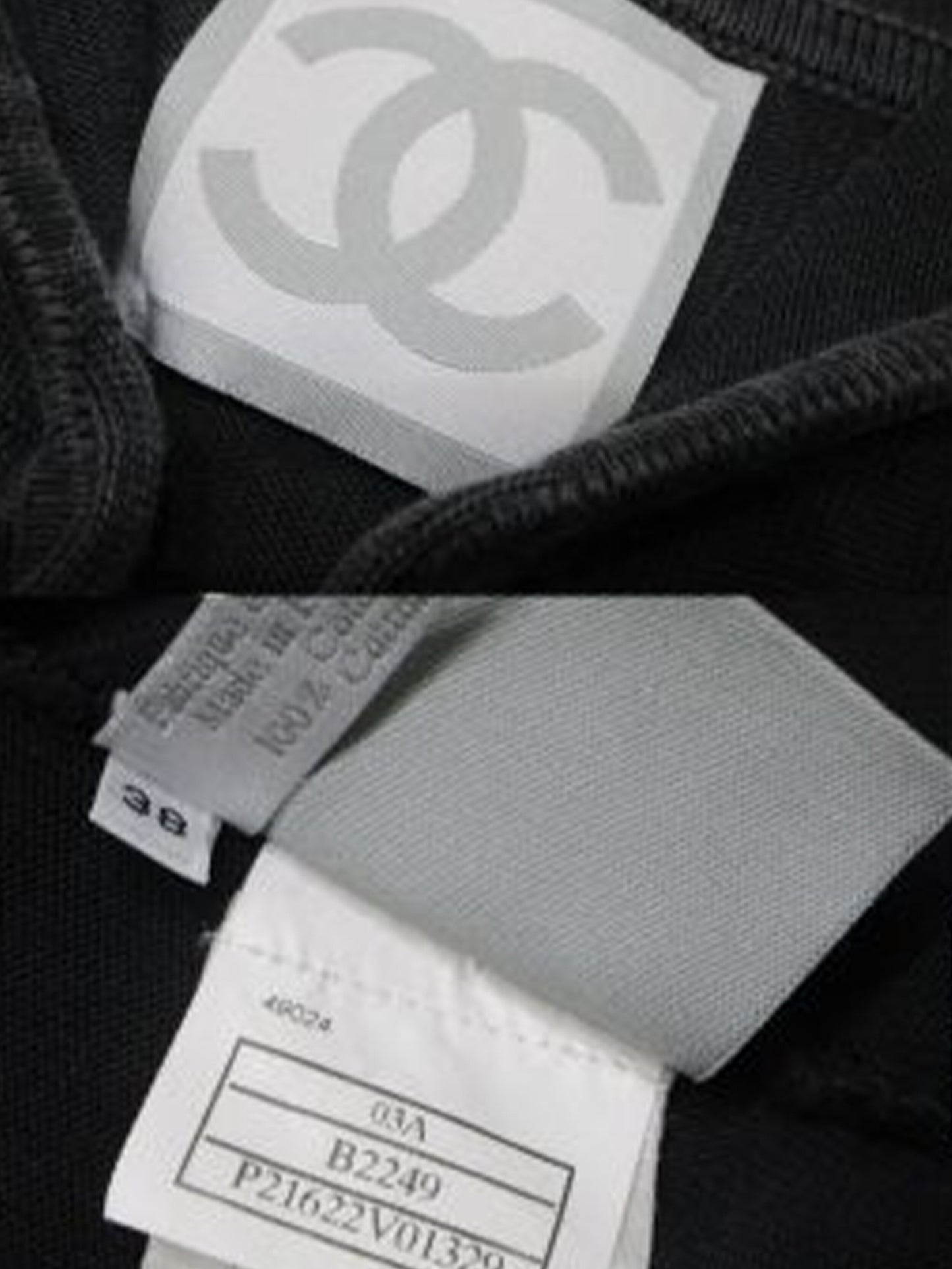 Chanel Sports Black Terrycloth Zip Jacket