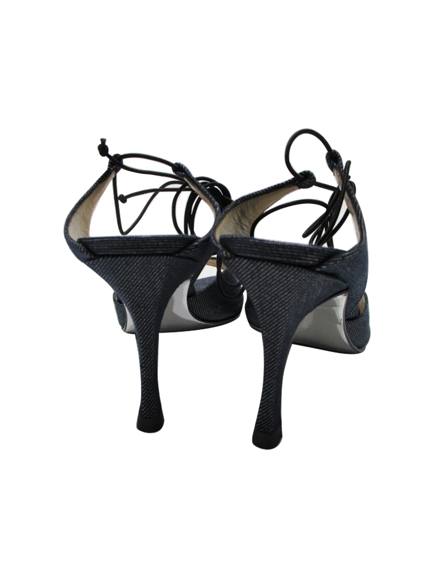 Chanel Rare Denim Blue Lace Heels