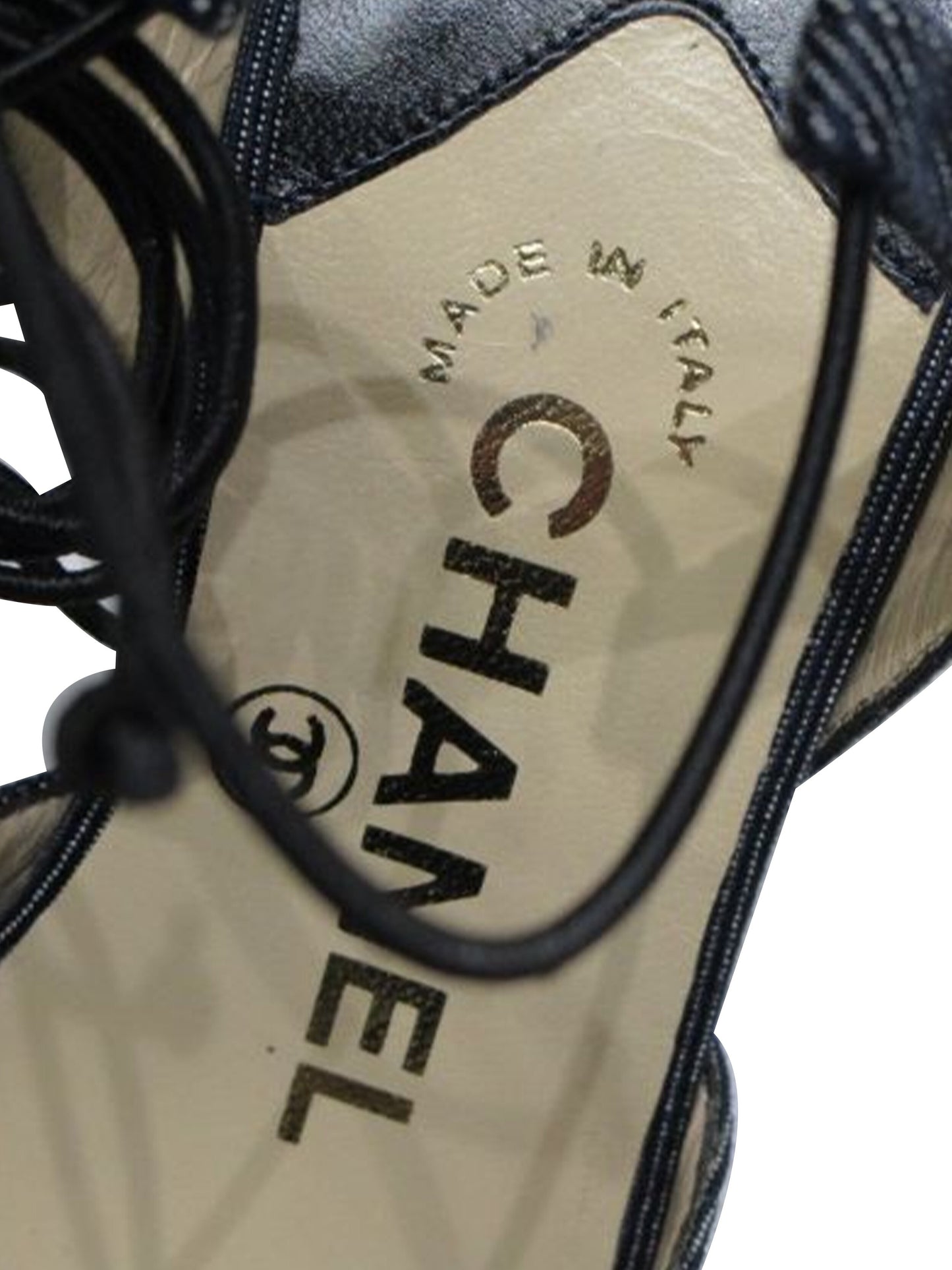 Chanel Rare Denim Blue Lace Heels