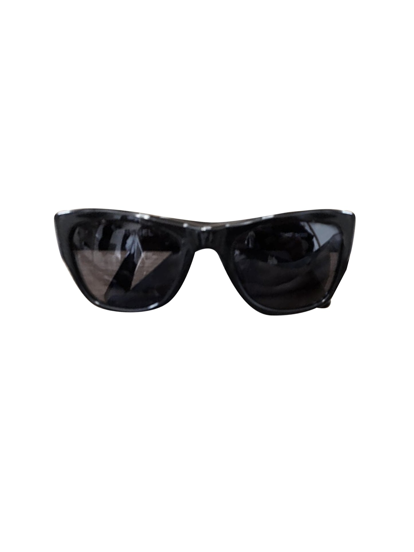 Chanel 2000s Black Cat CC Sunglasses