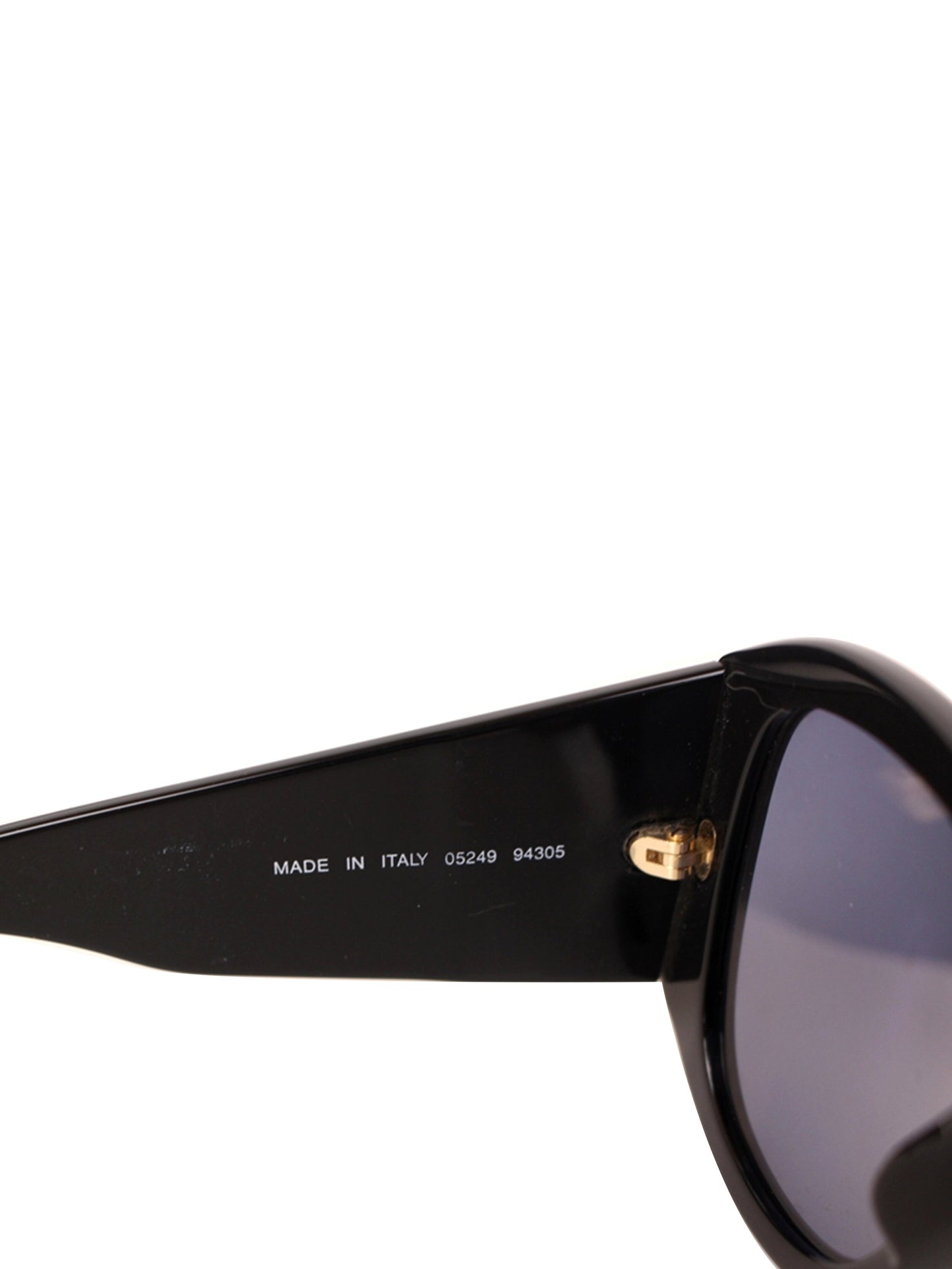 Chanel Rare Purple Tinted Round Black Sunglasses