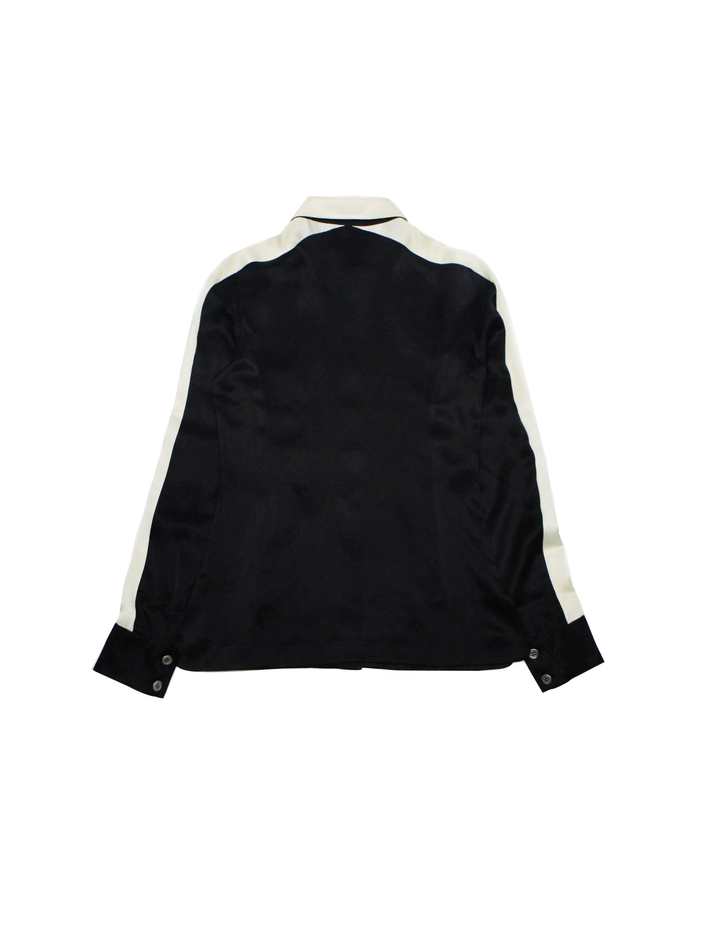 Chanel Silk Black and White Shirt