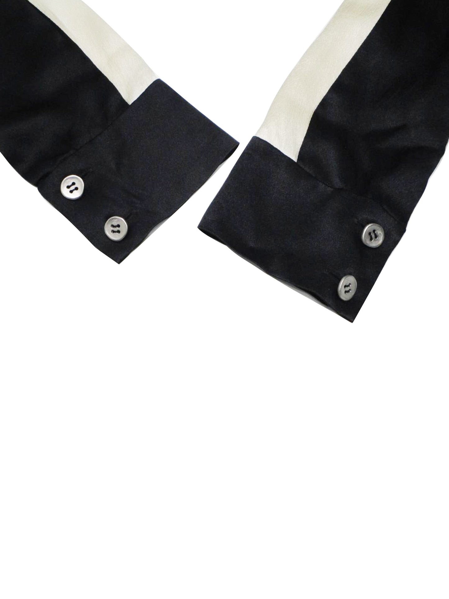 Chanel Silk Black and White Shirt