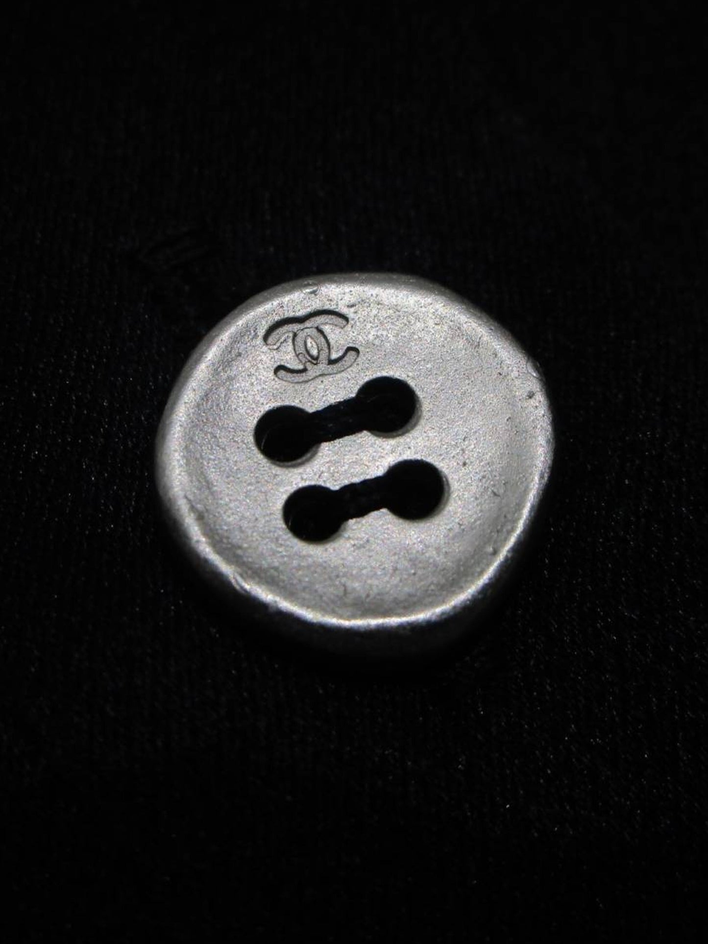 Chanel Silk Black and White Shirt