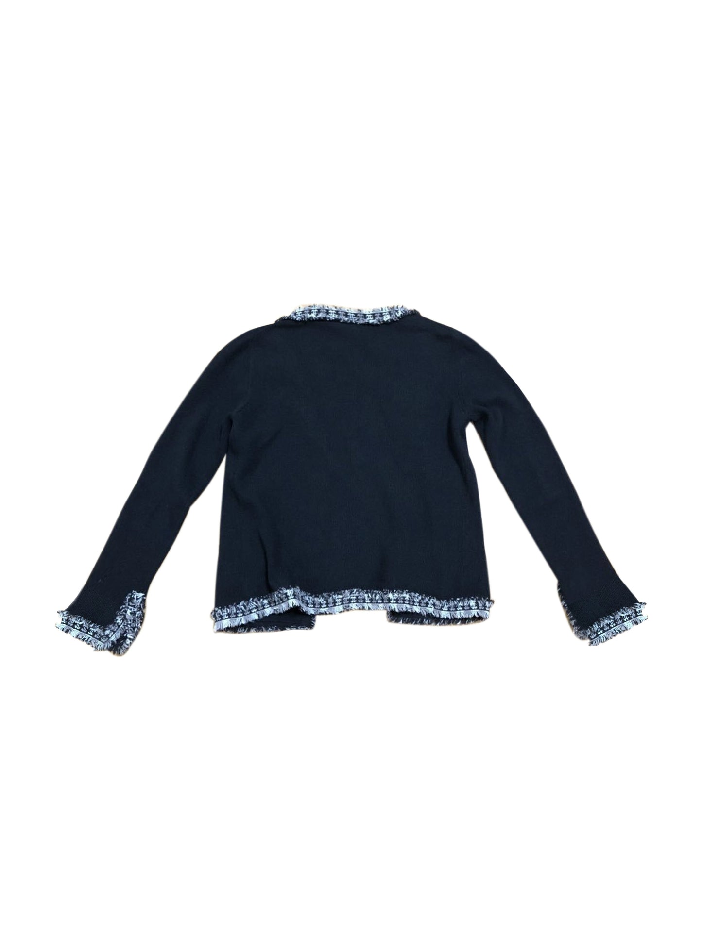 Chanel 2000s Blue Double Pocket Tweed CC Set