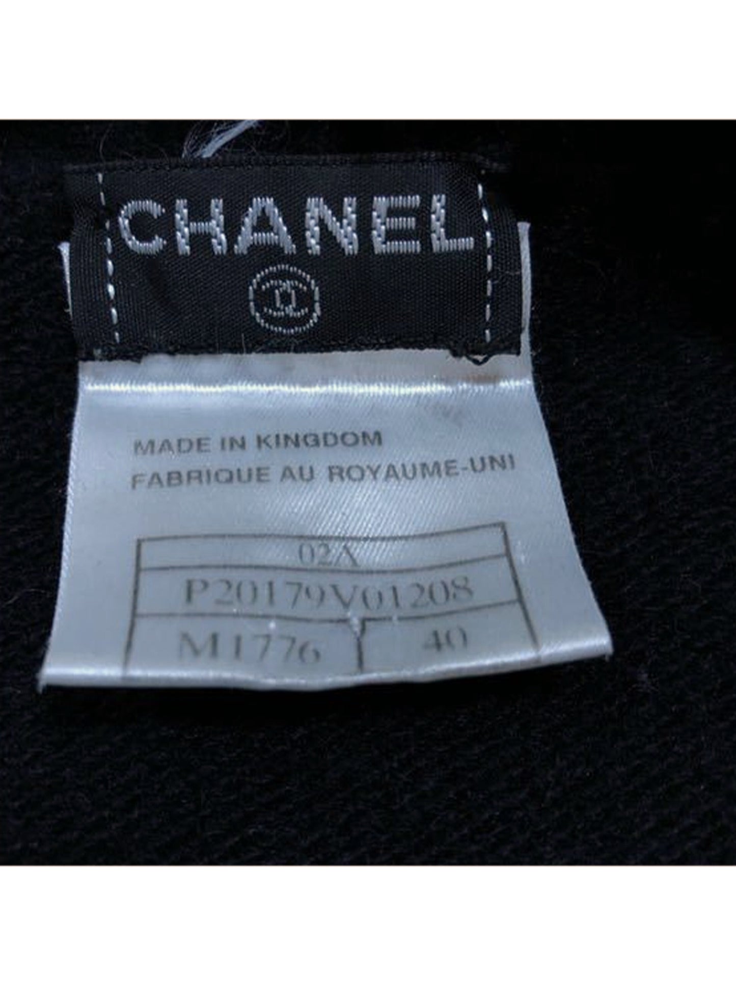 Chanel 2000s Blue Double Pocket Tweed CC Set