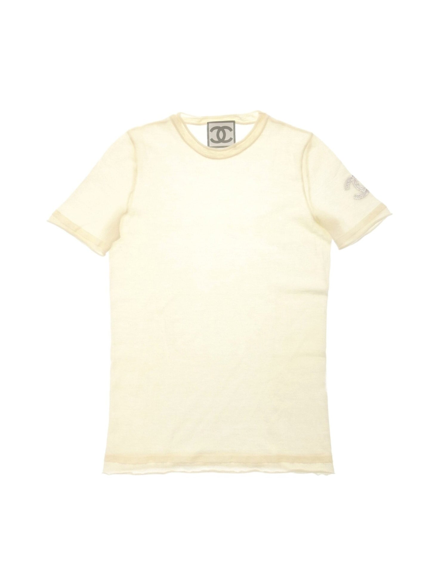 Chanel Sports Rare Sheer Cream Shirt