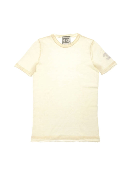 Chanel Sports Rare Sheer Cream Shirt