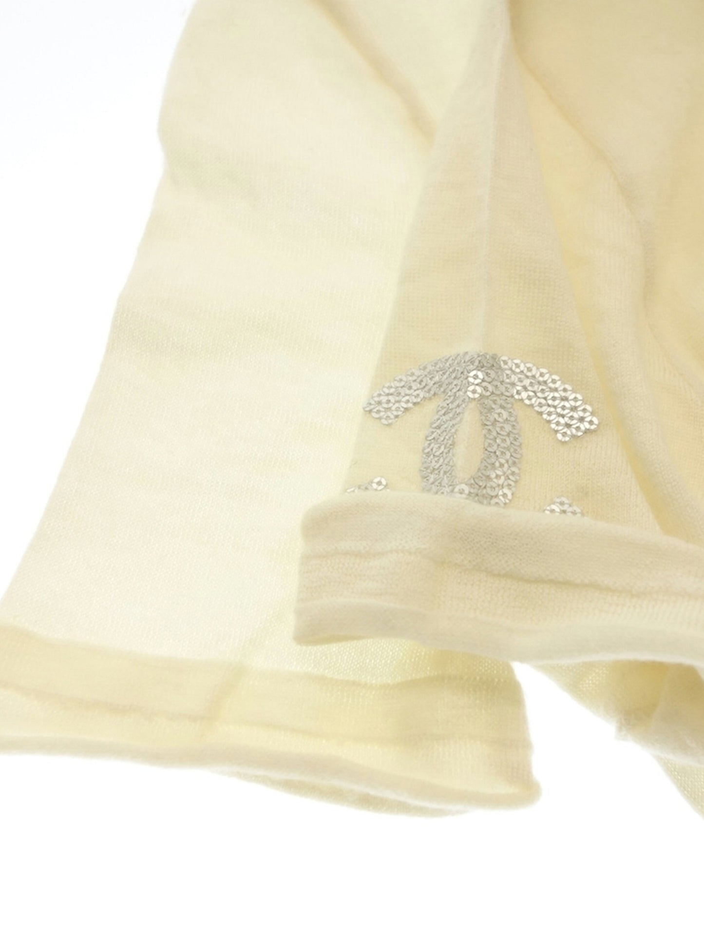 Chanel Sports Rare Sheer Cream Shirt