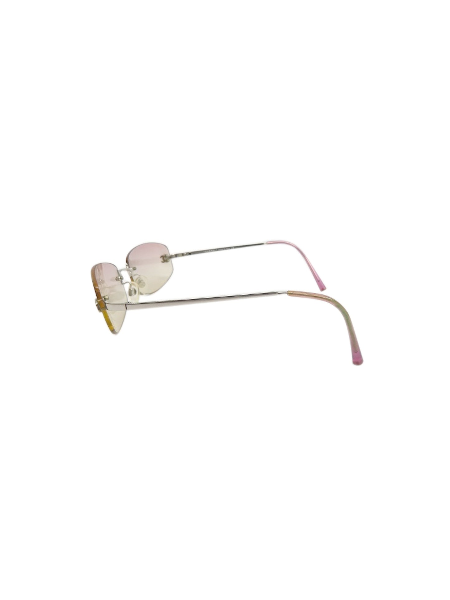 Chanel 2000s Pink Frameless Sunglasses
