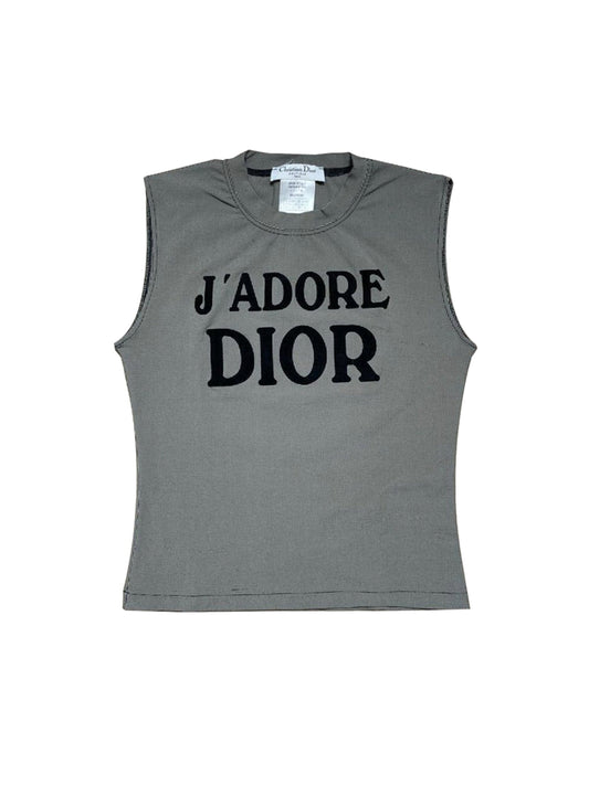 Christian Dior 2000s Gingham Tank Top Rare