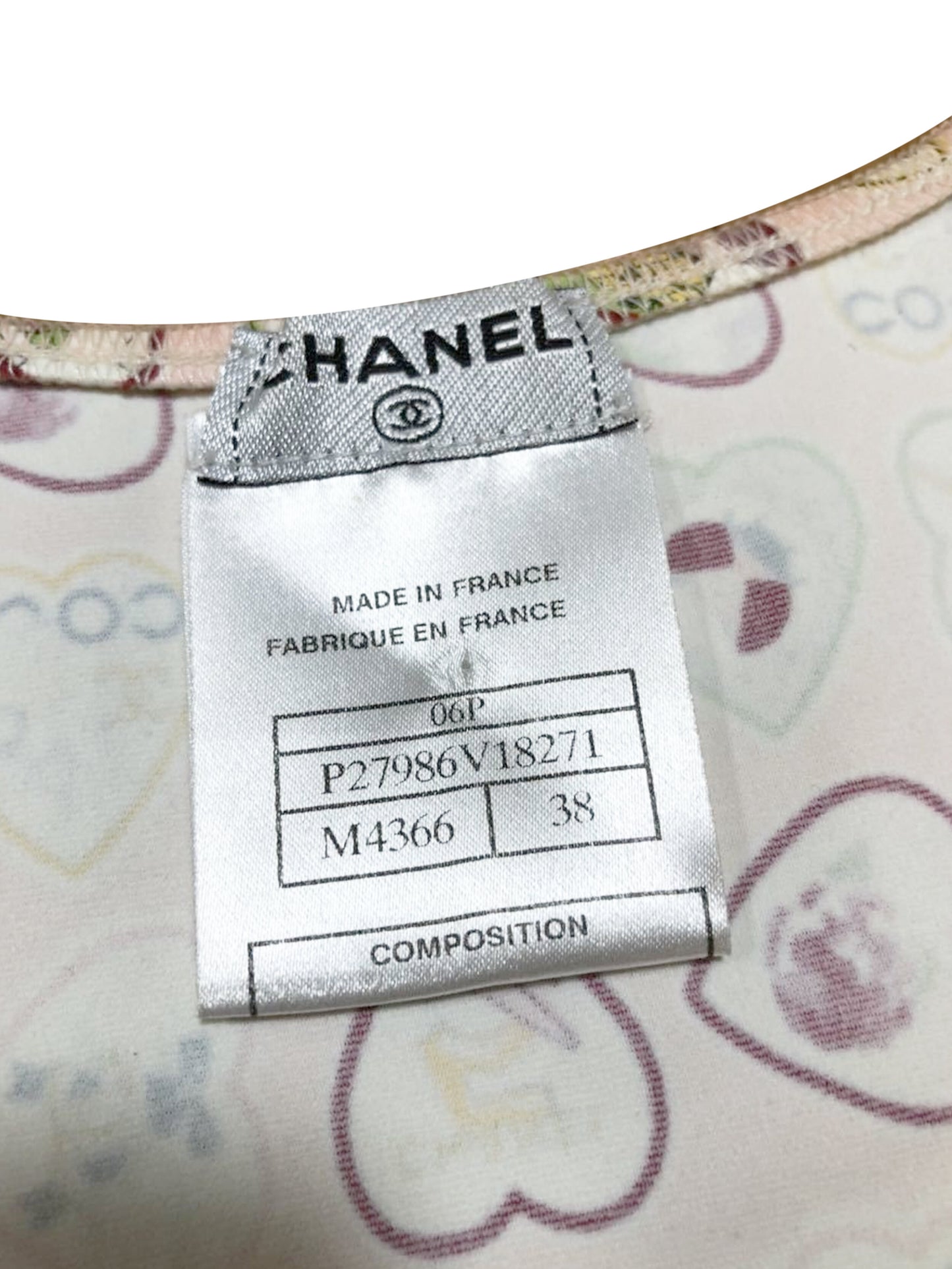 Chanel 2005 Heart Motif Tank Dress