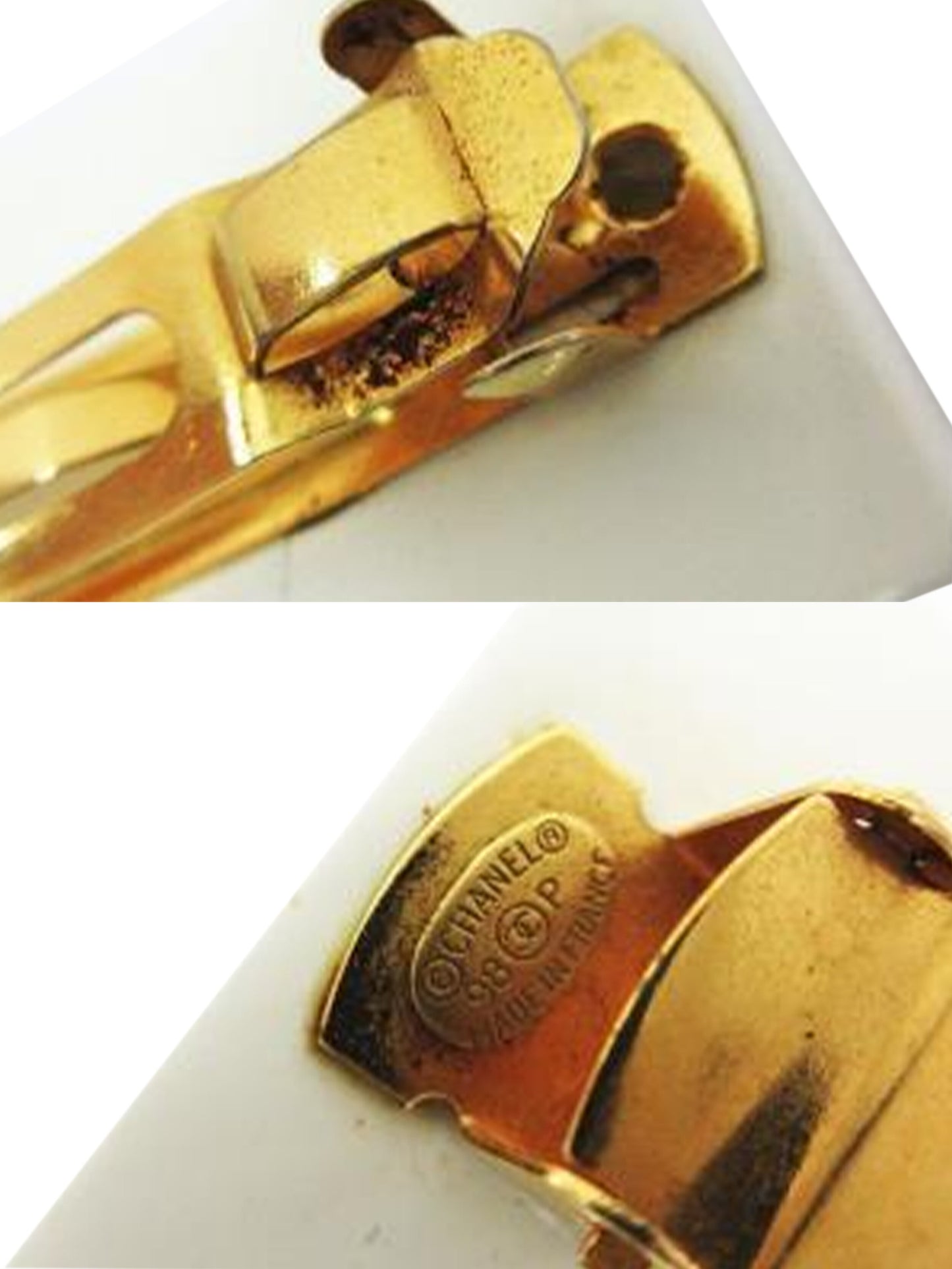 Chanel 2000s Multi-Colour Rhinestone Barrette