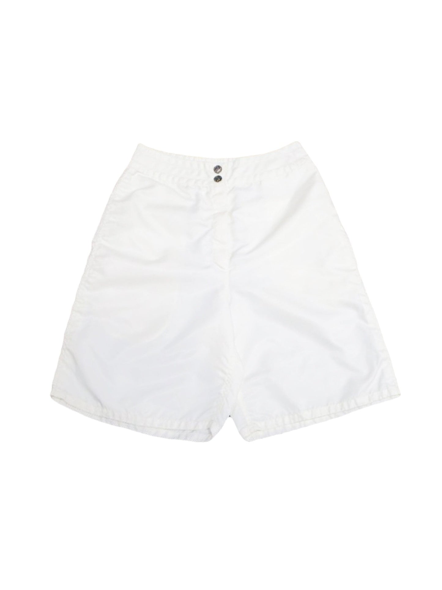 Chanel SS 1996 Rare White Cotton Shorts