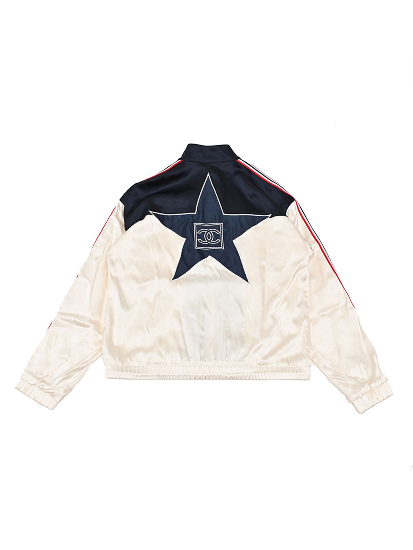 Chanel 2000s Off-White Star Sports Rare Bomber