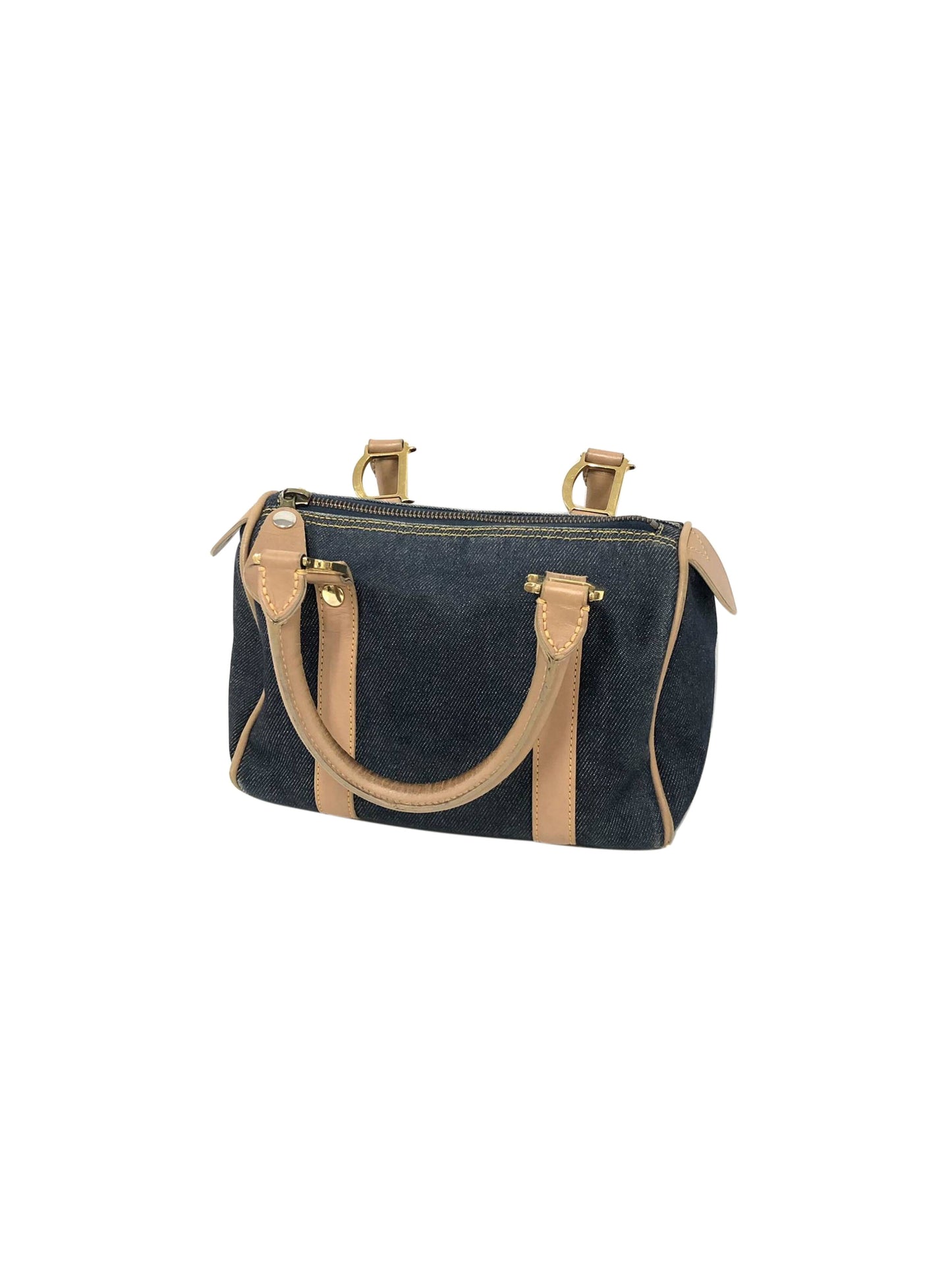 Christian Dior 2000s Navy Mini Boston Bag