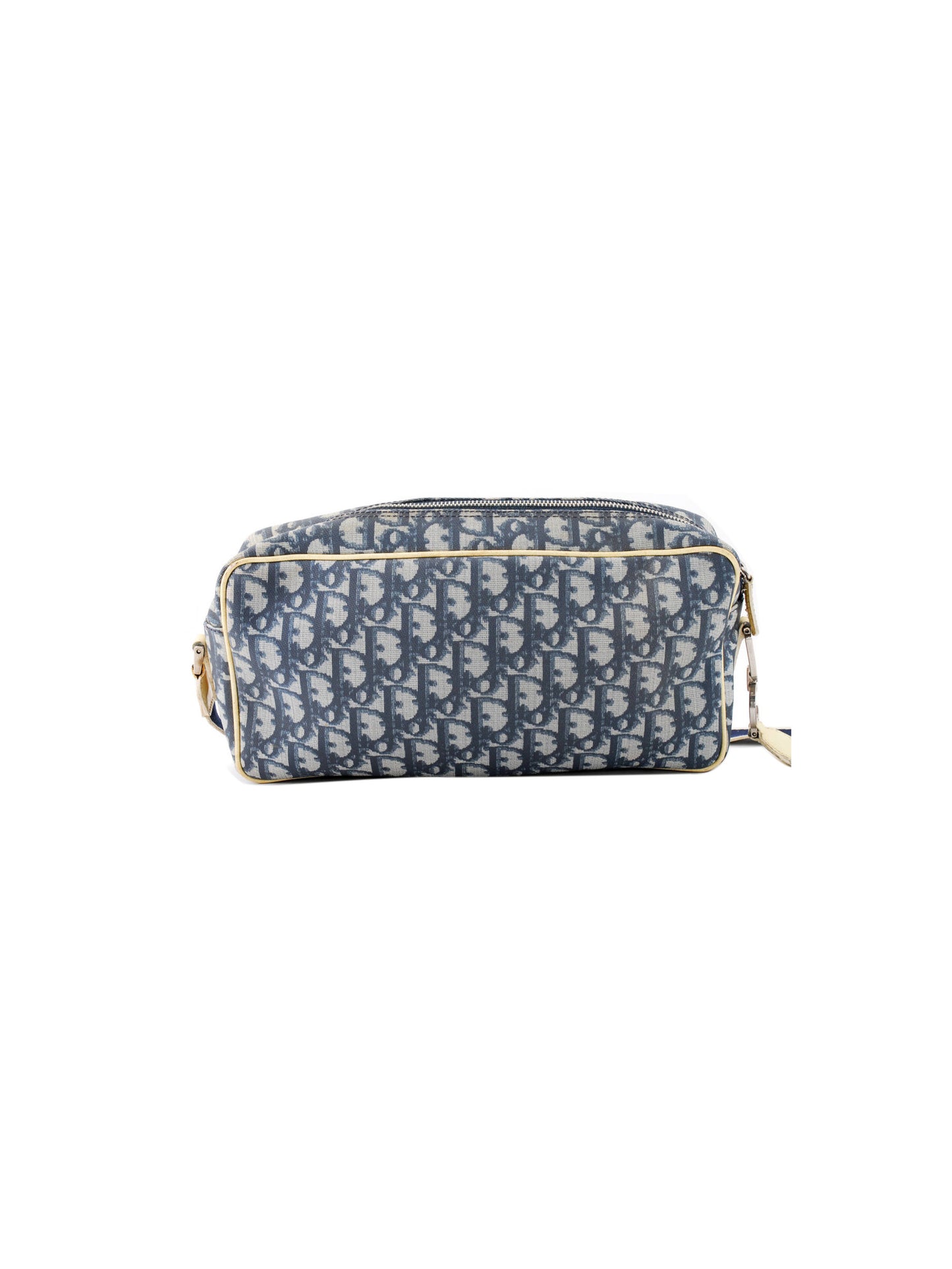 Christian Dior 2000s Blue Diorissimo Trotter Shoulder Bag