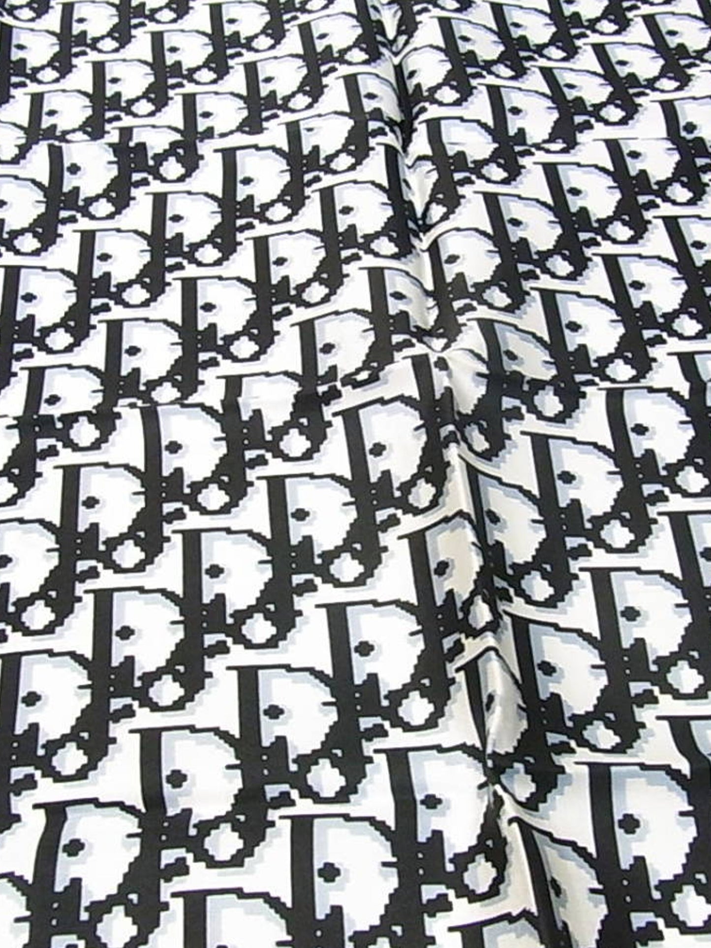 Christian Dior 2000s Black and White Scarf