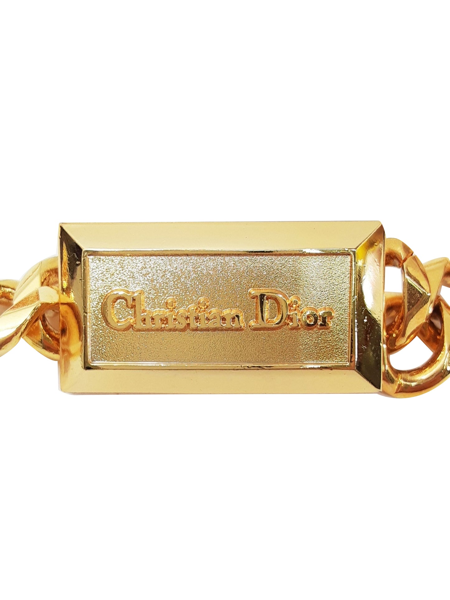 Christian Dior 2000s Rare Gold Chain Belt