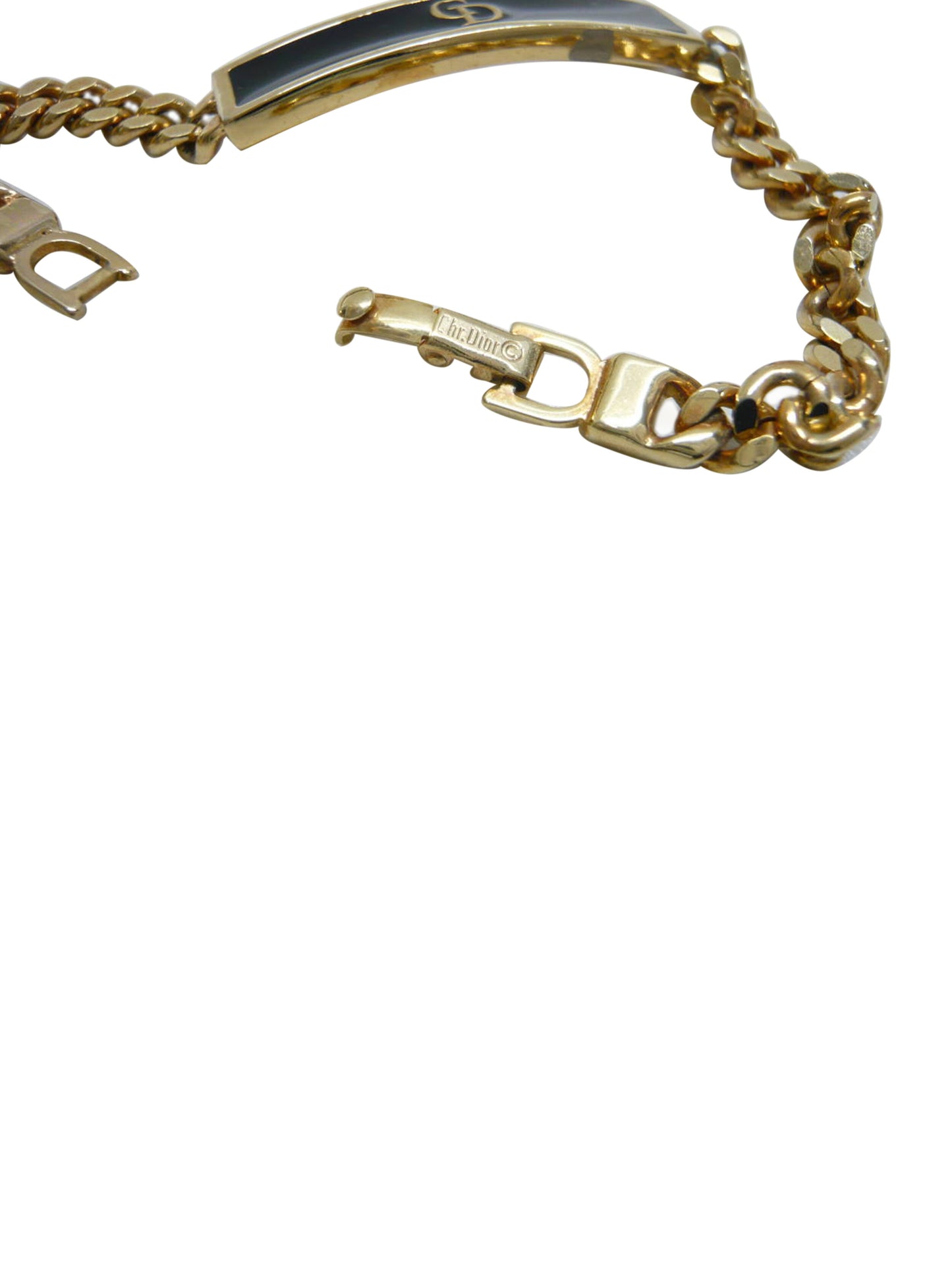 Christian Dior 2000s Gold Chunky Bracelet