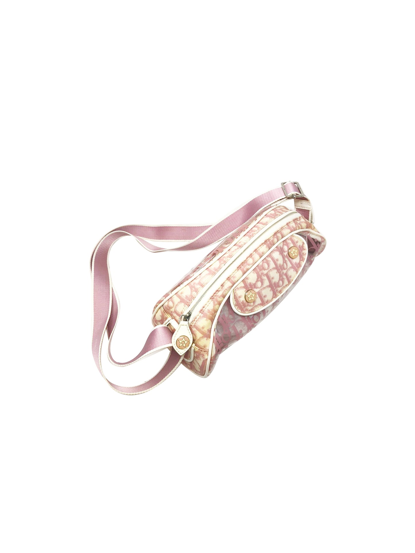 Christian Dior 2000s Pink Trotter Shoulder Bag
