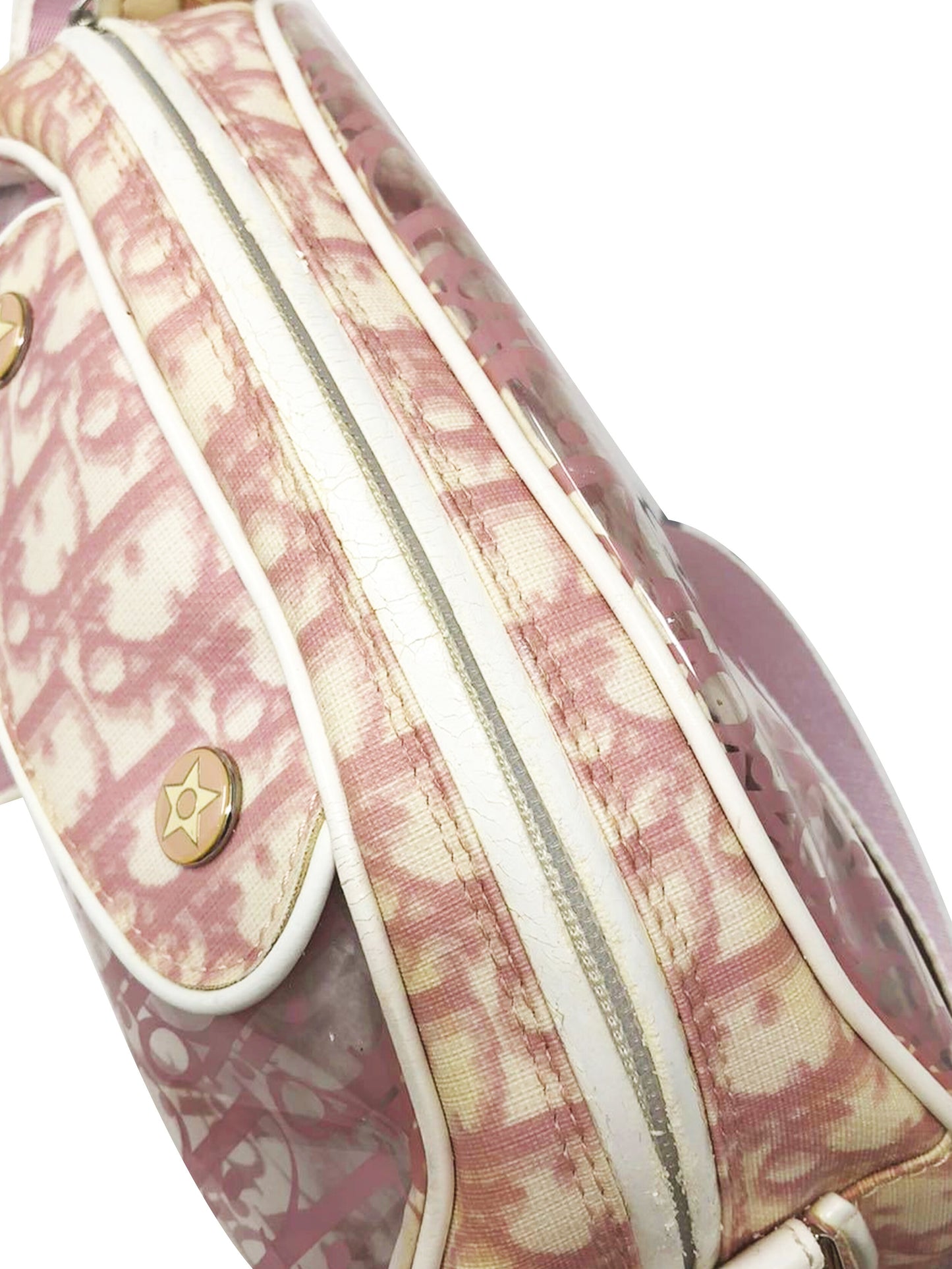 Christian Dior 2000s Pink Trotter Shoulder Bag