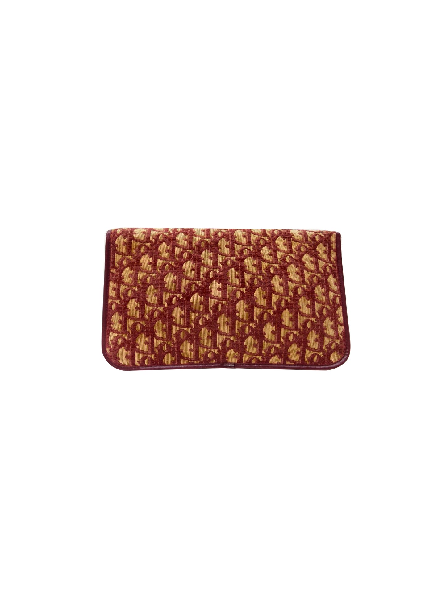 Christian Dior 2000s Red Trotter Envelope Shoulder Bag