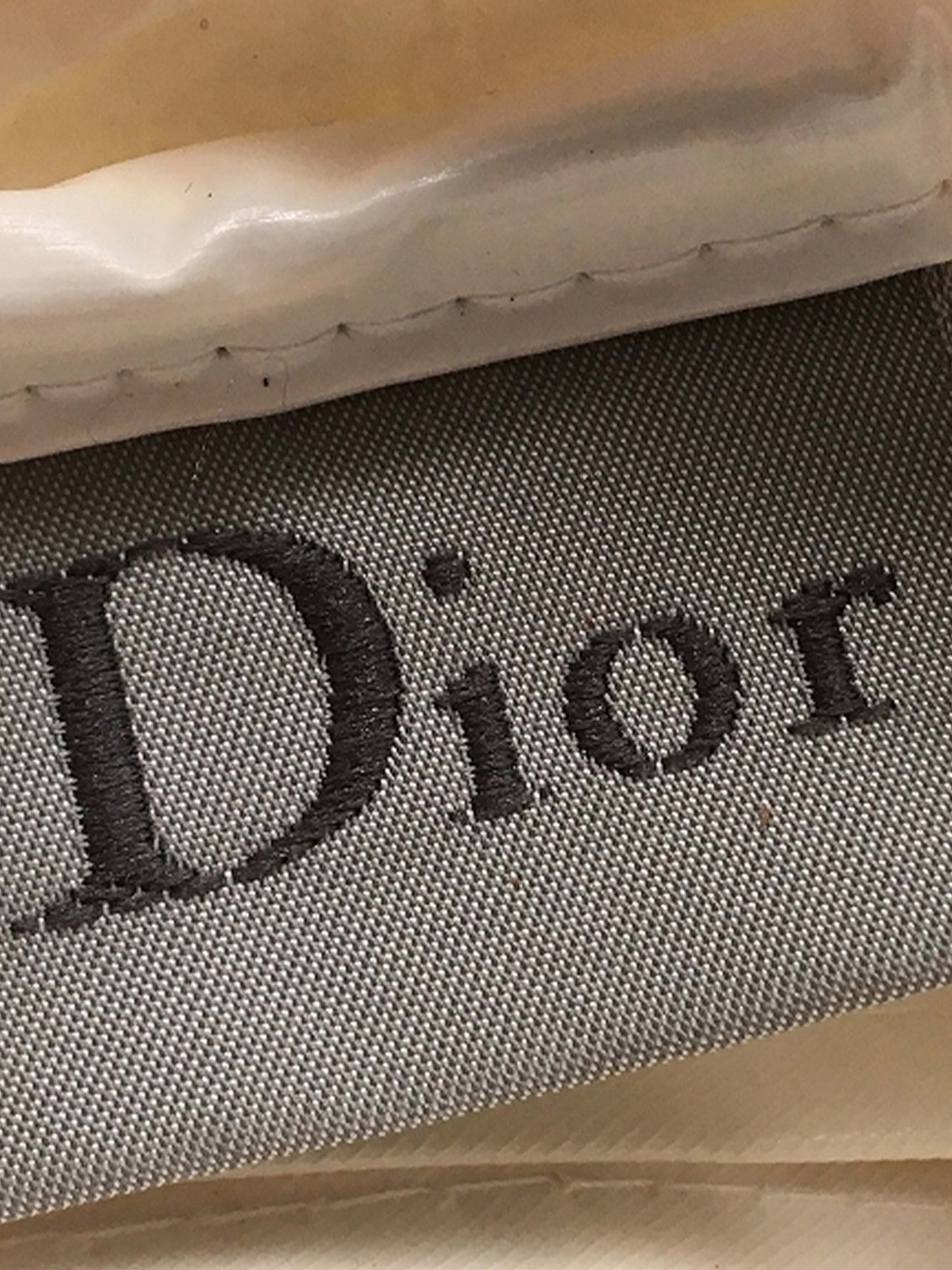 Christian Dior 2000s J'adore Dior White Terrycloth Bag