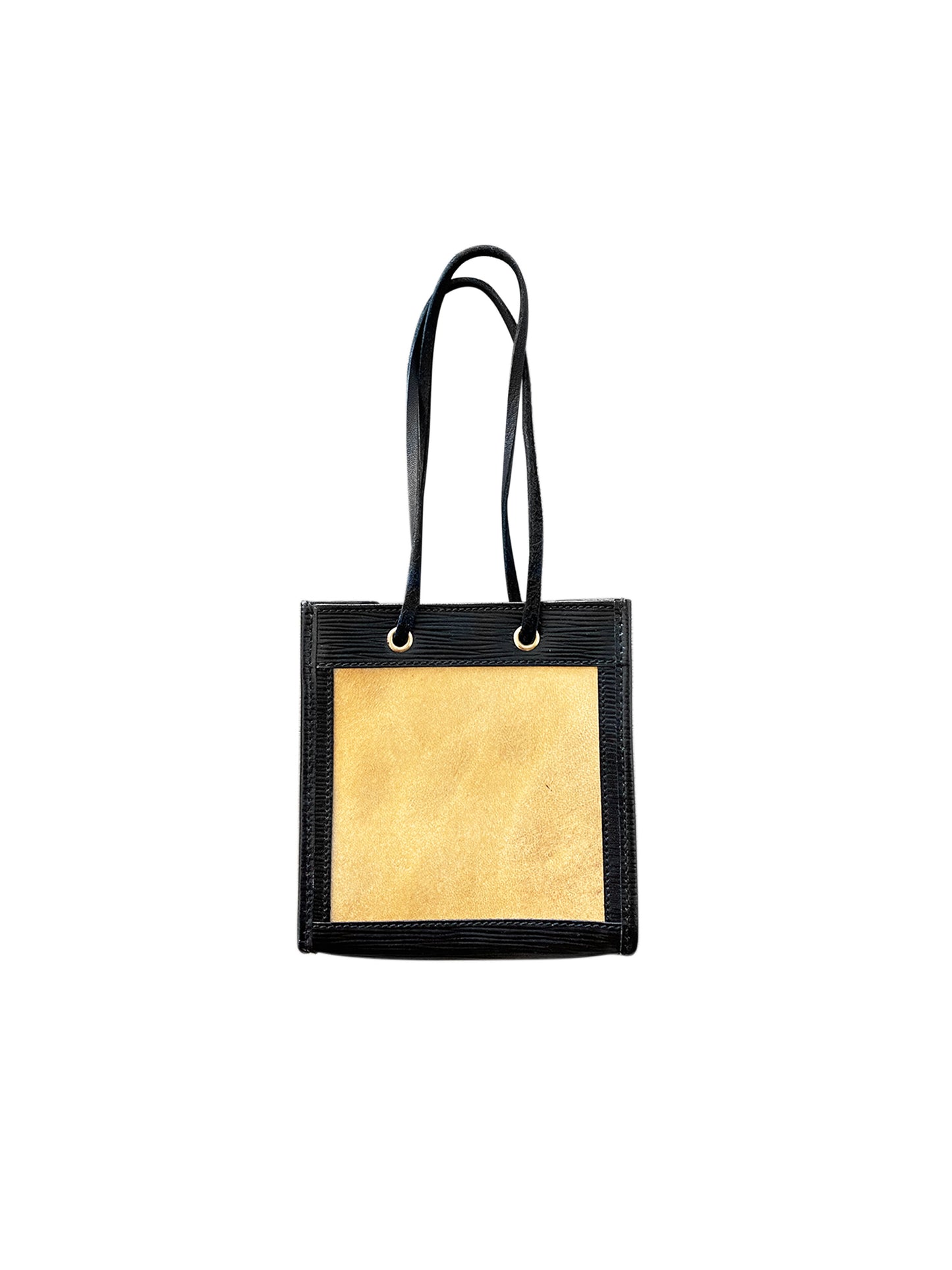 Fendi Black 2000s Leather Mini Shopping Tote