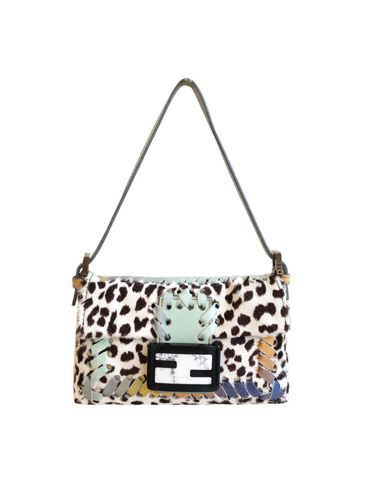 Fendi 2000s Whipstitch Rainbow Limited Edition Bag