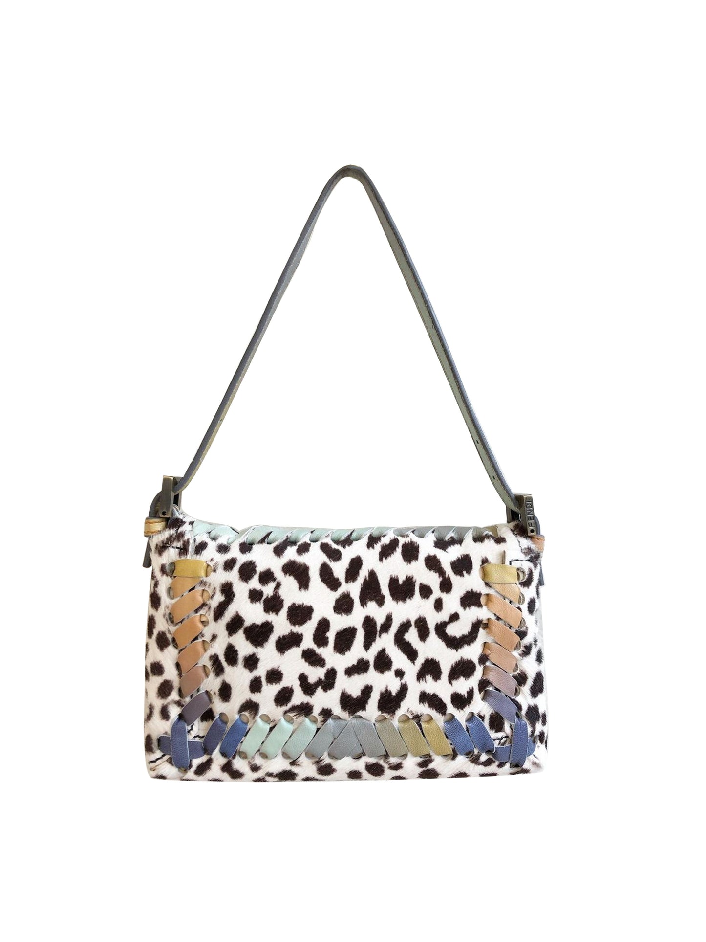 Fendi 2000s Whipstitch Rainbow Limited Edition Bag