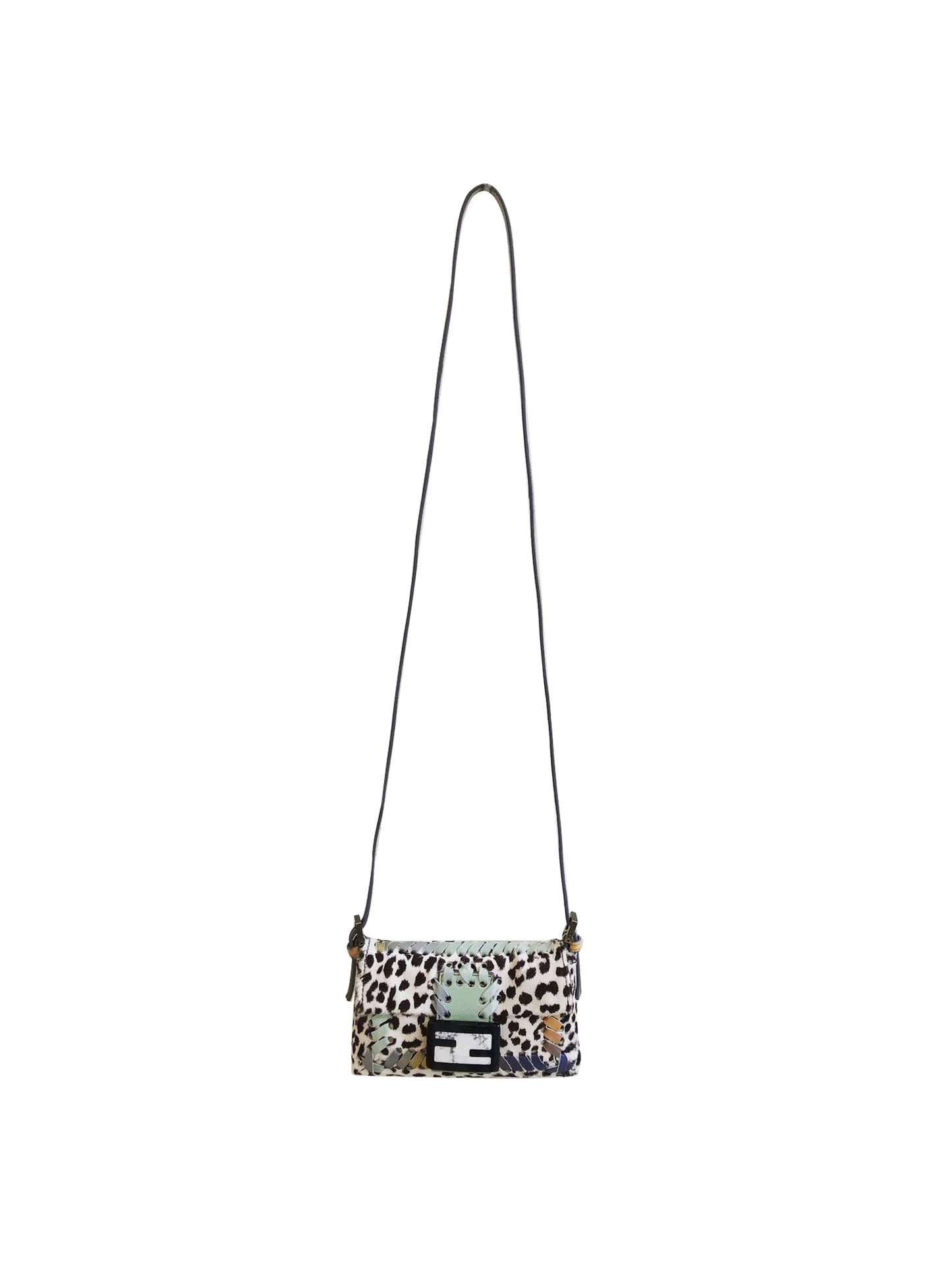 Fendi 2000s Whipstitch Rainbow Limited Edition Bag