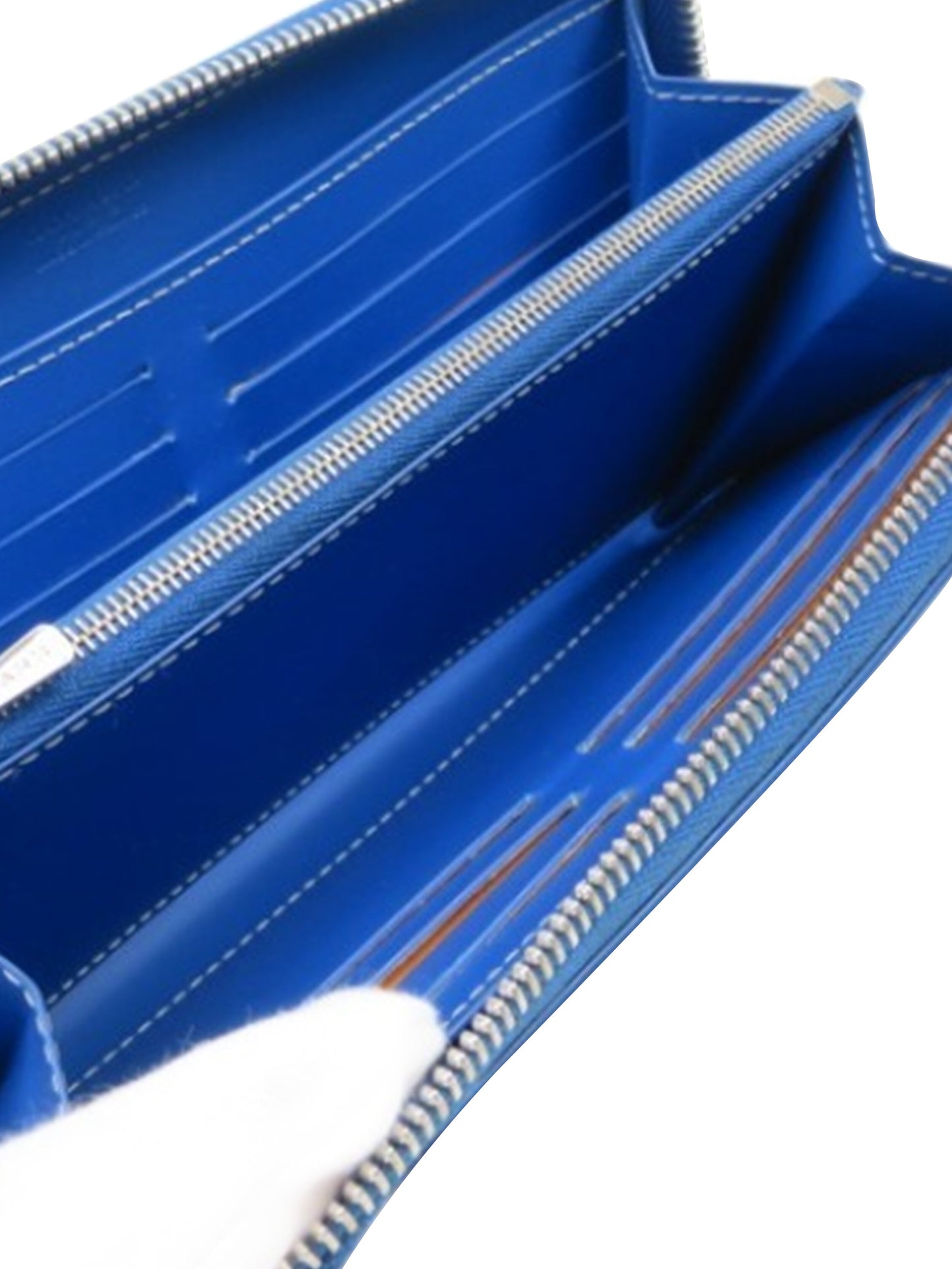 Goyard 2000s Blue Leather Wallet