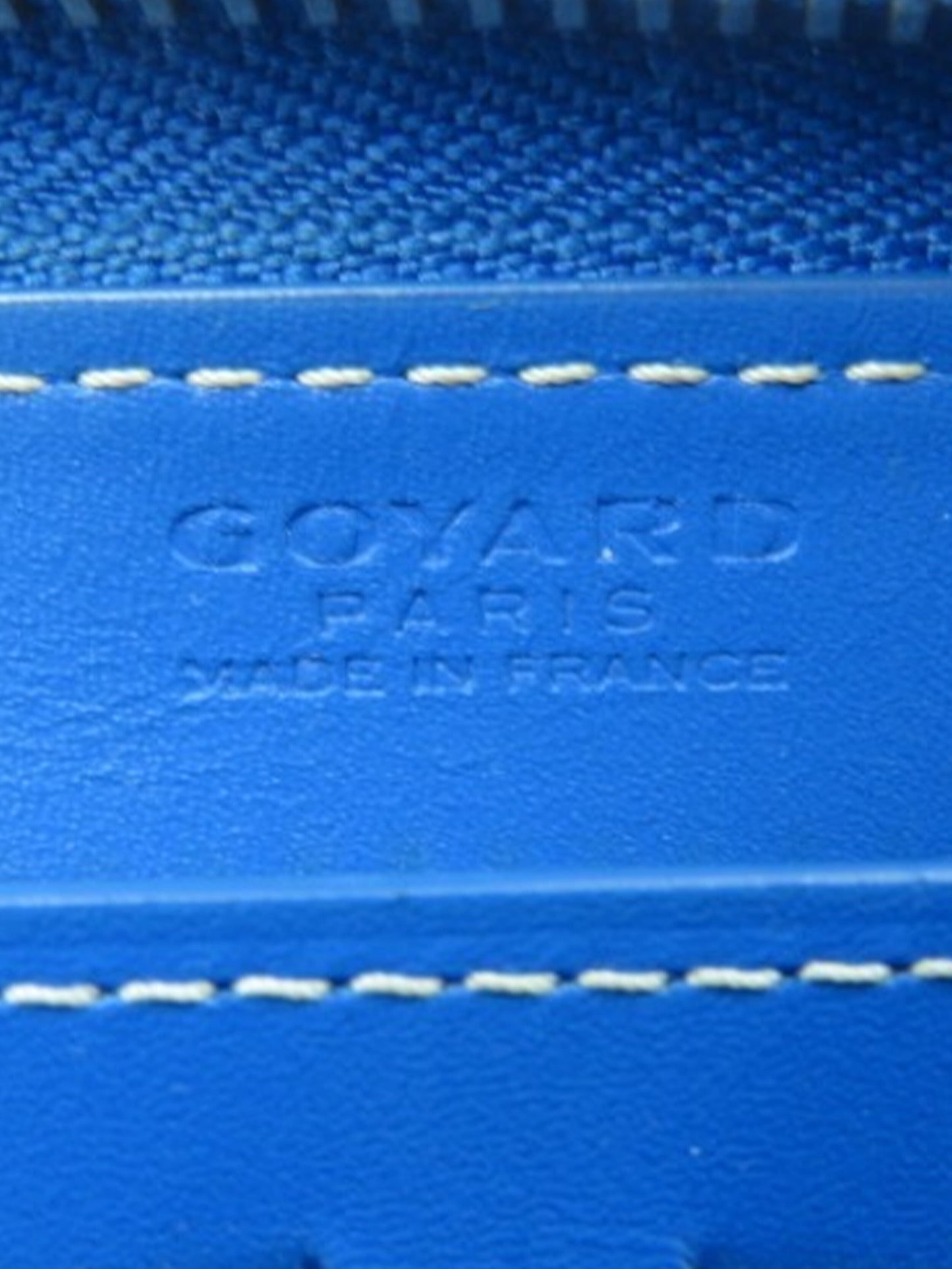Goyard 2000s Blue Leather Wallet