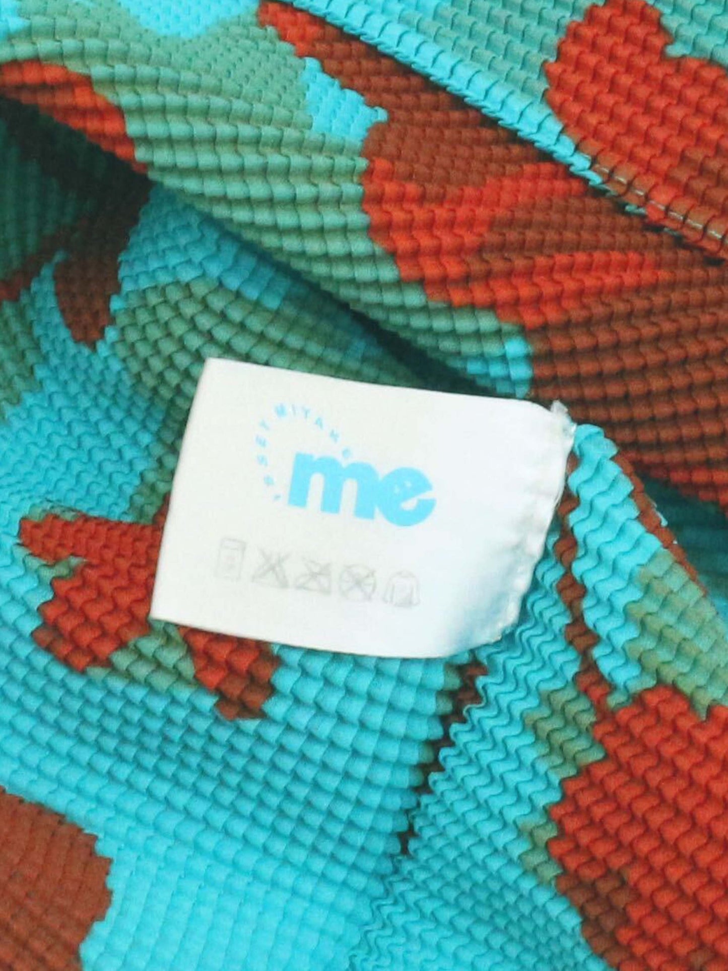 Issey Miyake 2000s ME Floral Blue Shirt