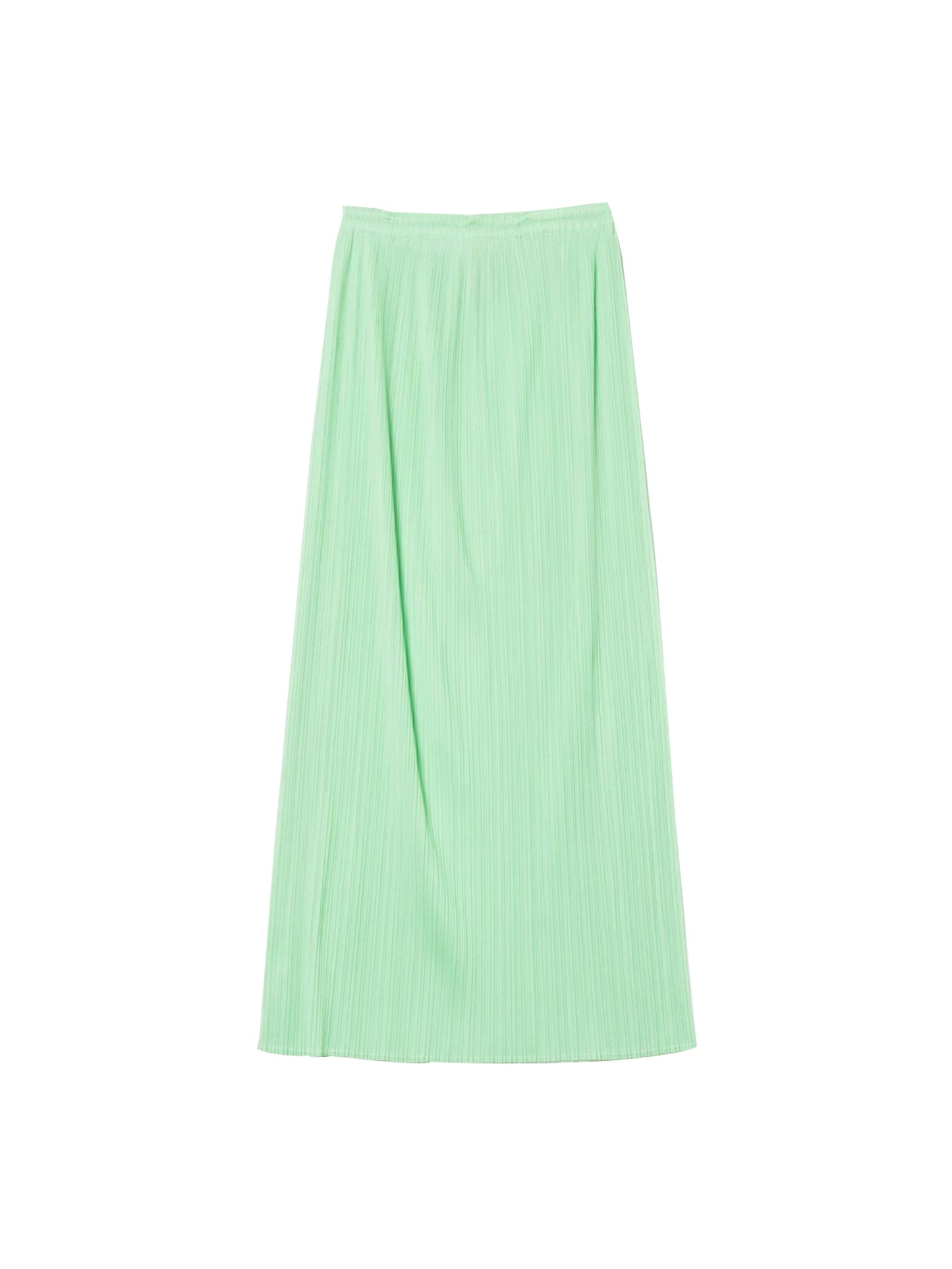 Issey Miyake 2000s Pleats Please Green Skirt