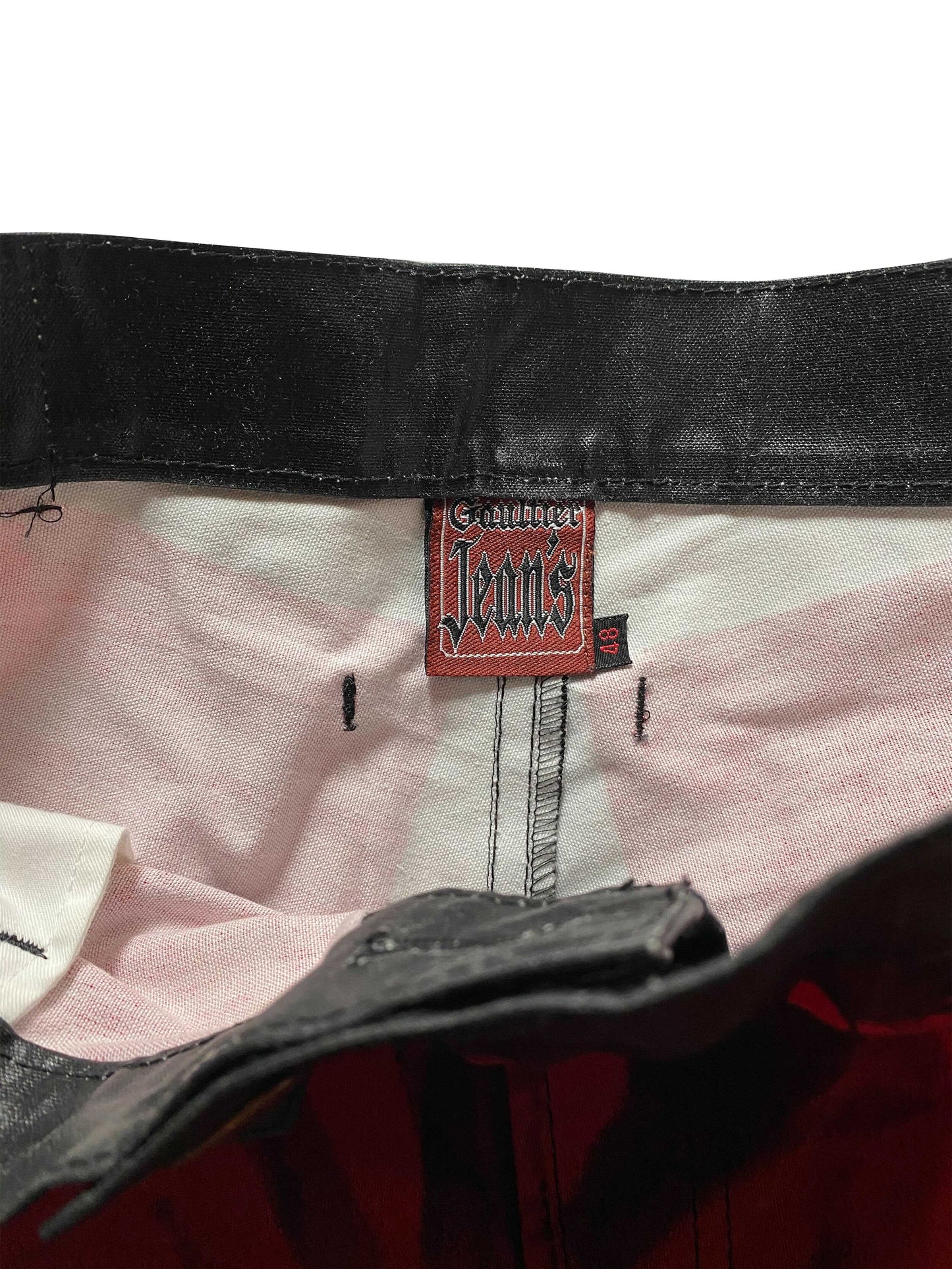Jean Paul Gaultier 1990s Rare Black Denim Pants